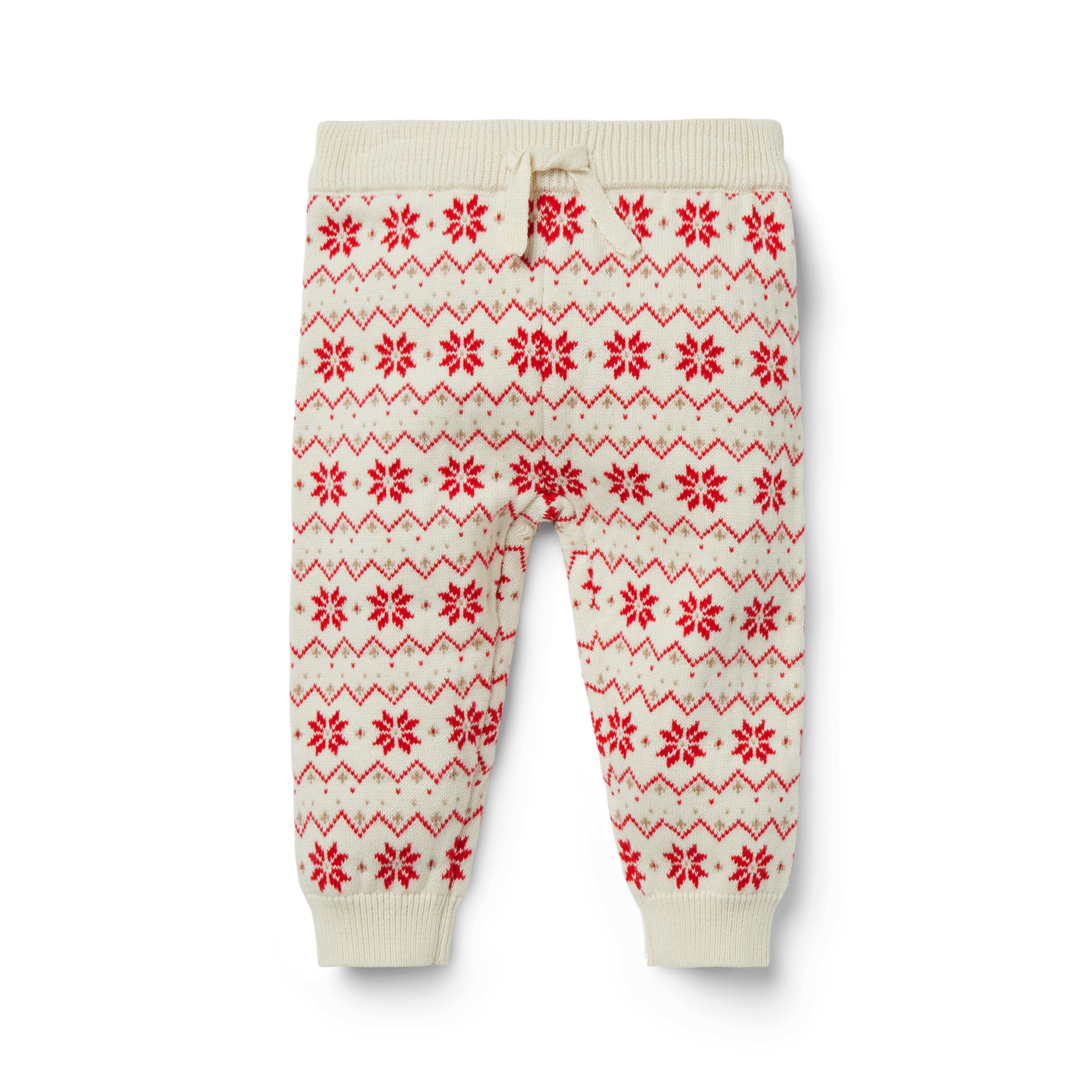 Baby Snowflake Fair Isle Pant