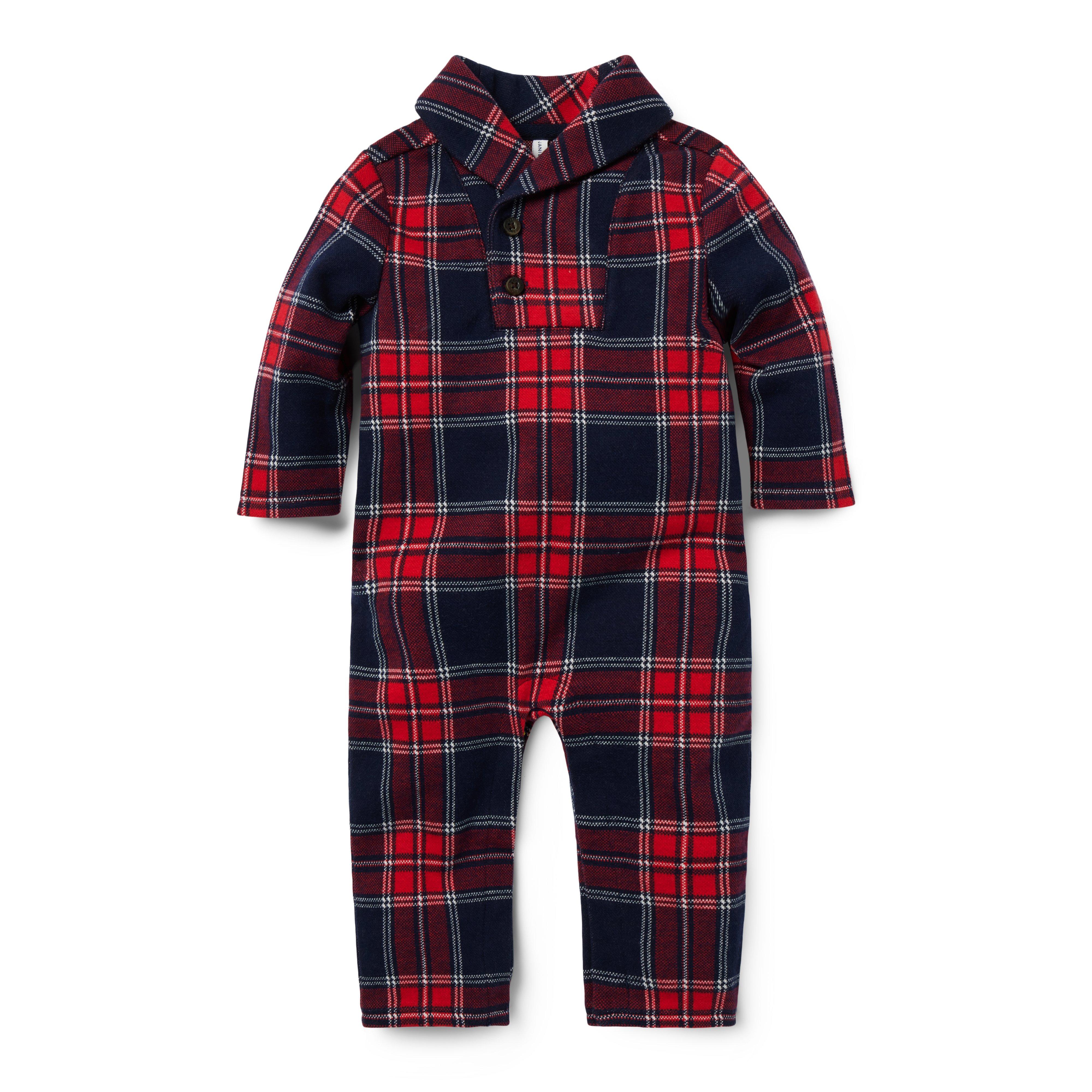 Newborn Bradbury Red Tartan The Tartan Baby One-Piece by Janie and Jack