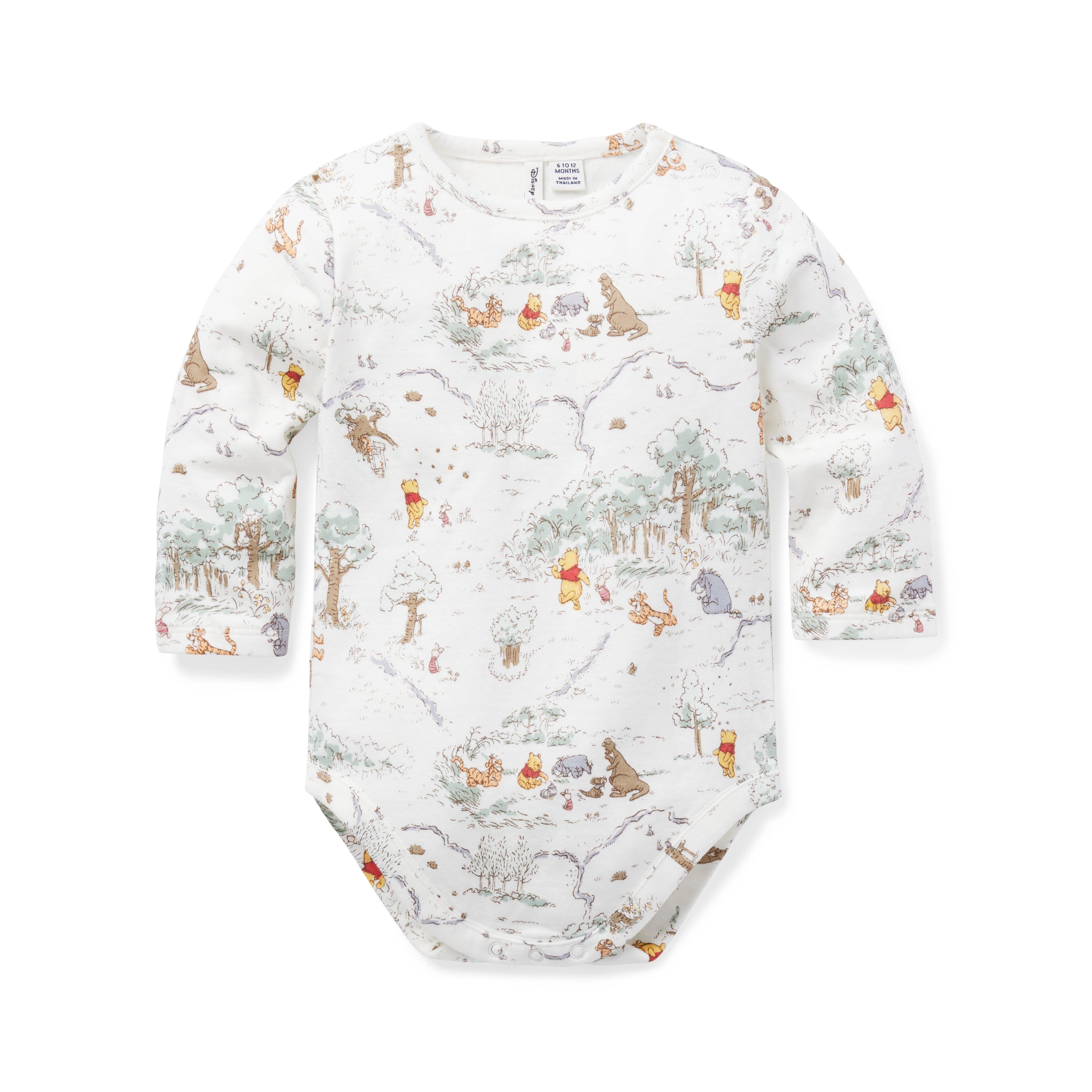 Disney Winnie The Pooh Baby Toile Bodysuit image number 0