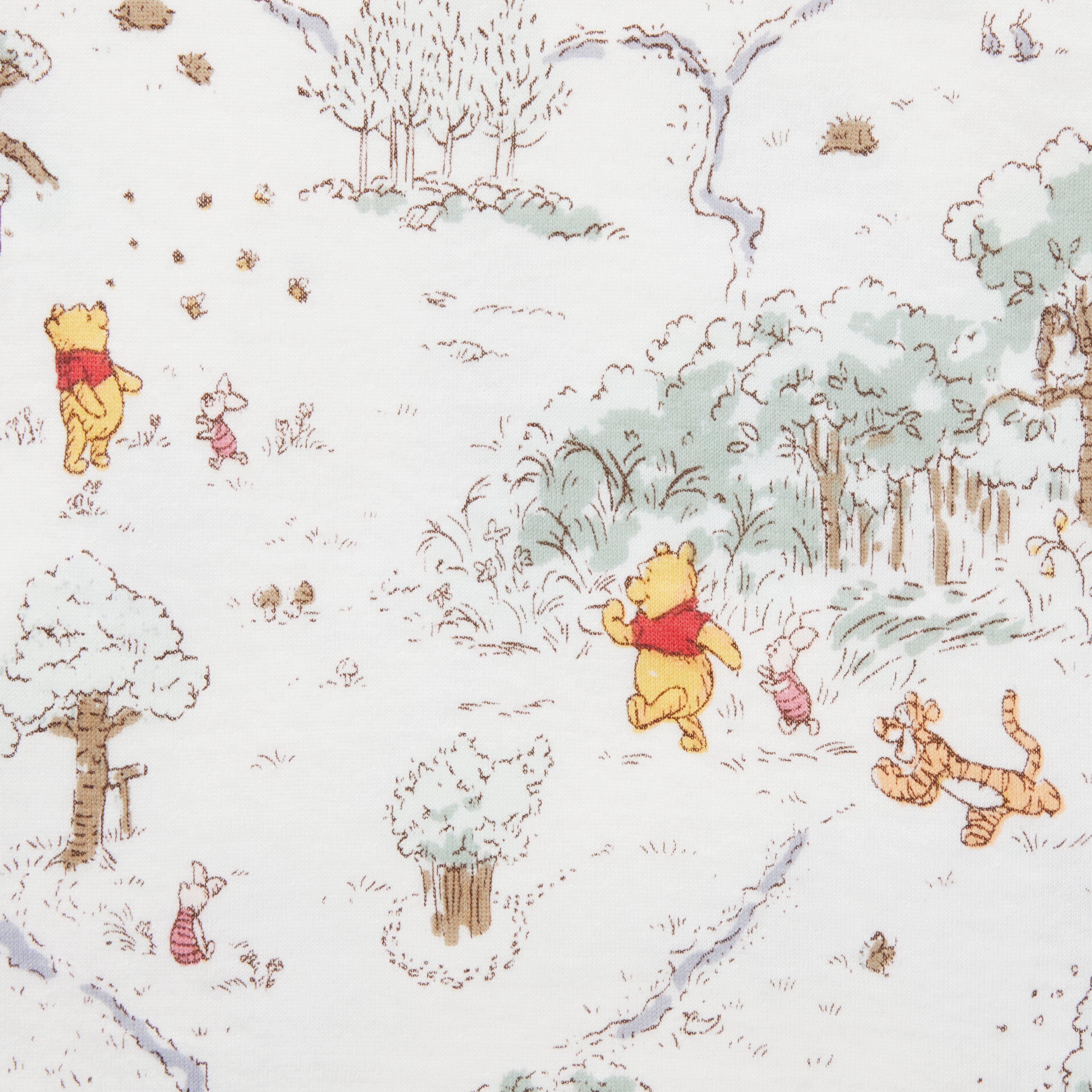 Disney Winnie The Pooh Baby Toile Bodysuit image number 1