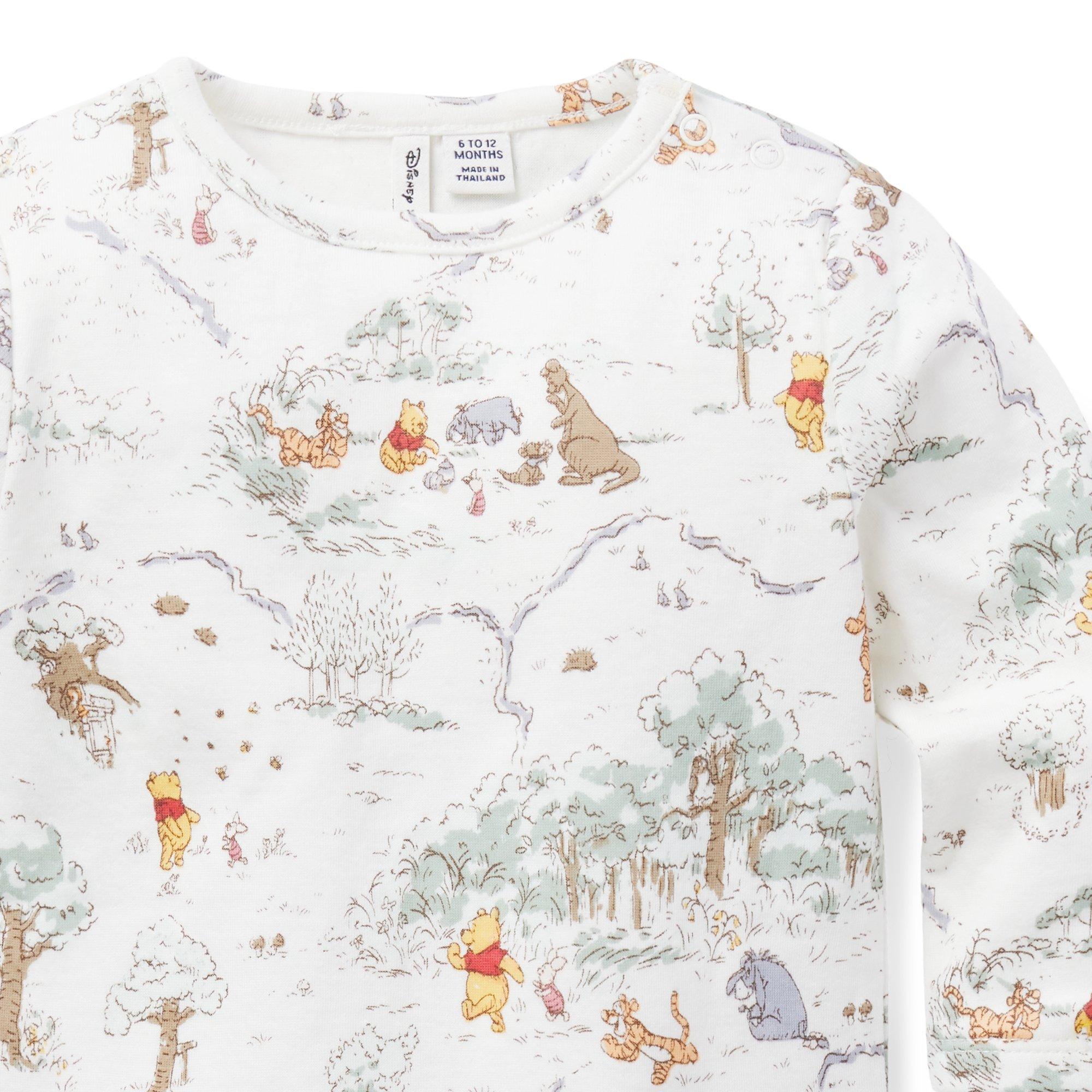 Disney Winnie The Pooh Baby Toile Bodysuit image number 2