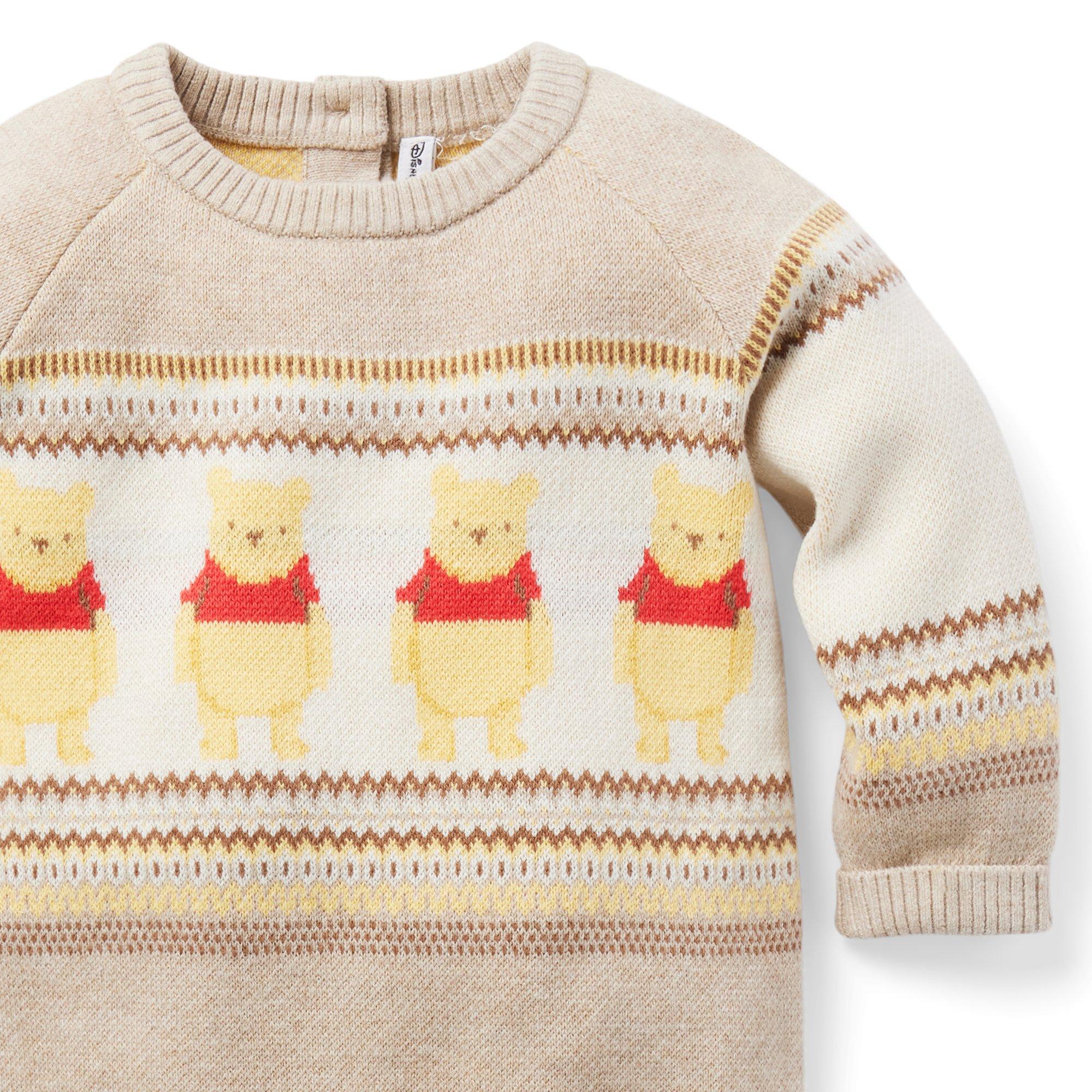 Disney Winnie The Pooh Baby Sweater One-Piece image number 1