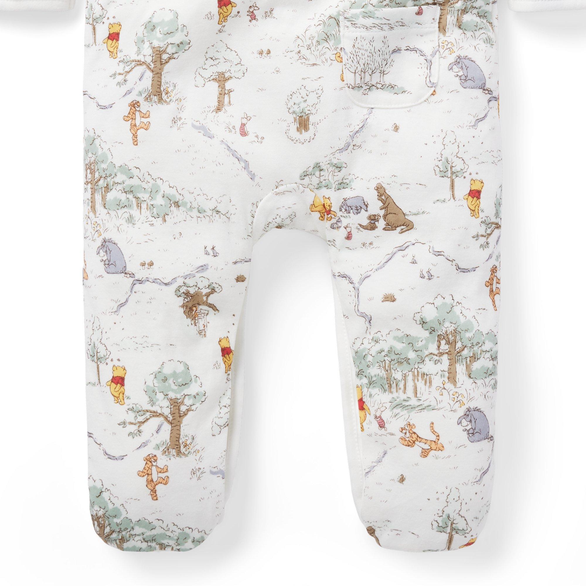 Disney Winnie The Pooh Baby Footed Wrap One-Piece image number 2