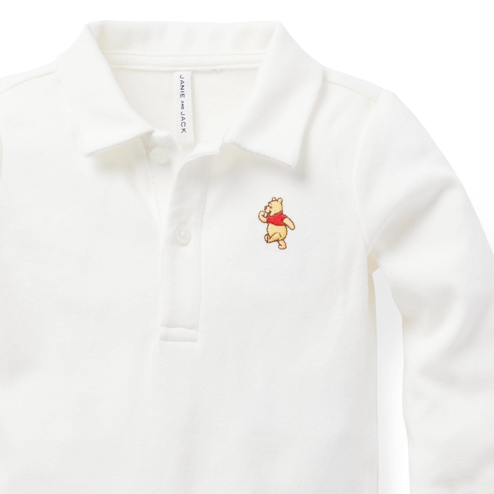 Disney Winnie The Pooh Baby Polo Bodysuit image number 1