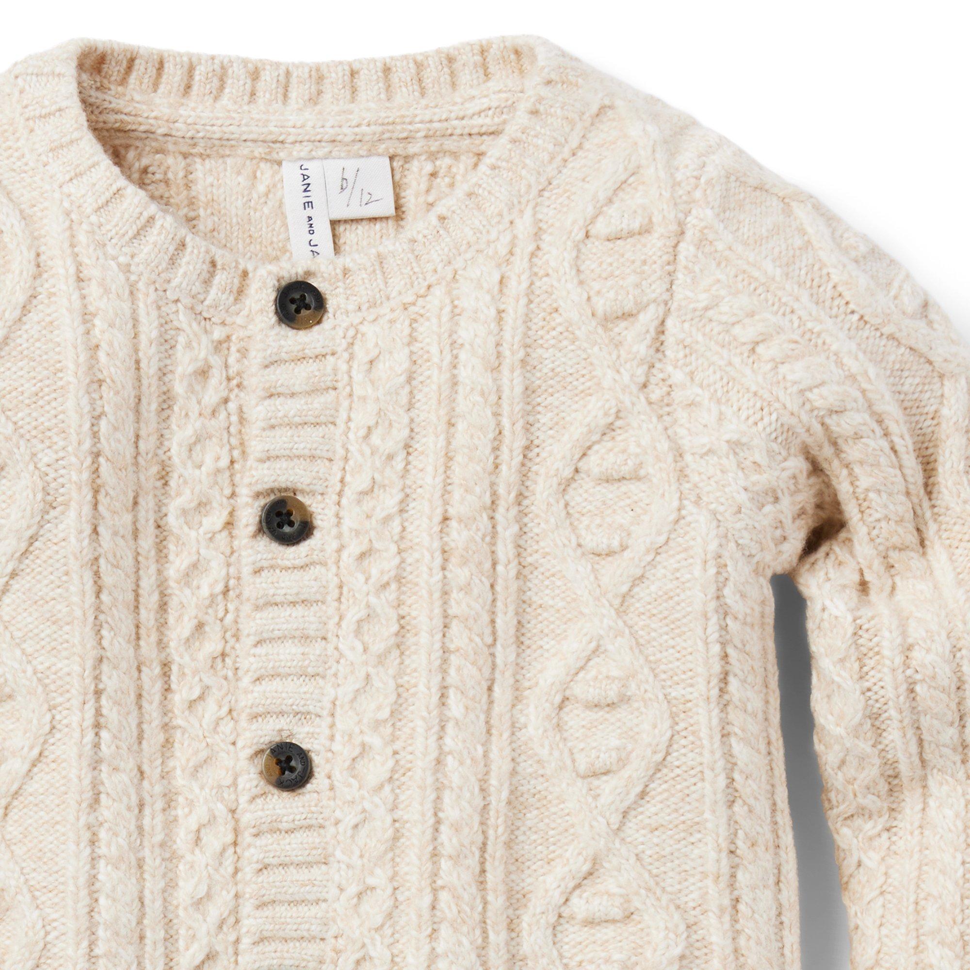 Baby Cable Knit Cardigan image number 3