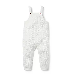 Baby Cable Knit Sweater Overall