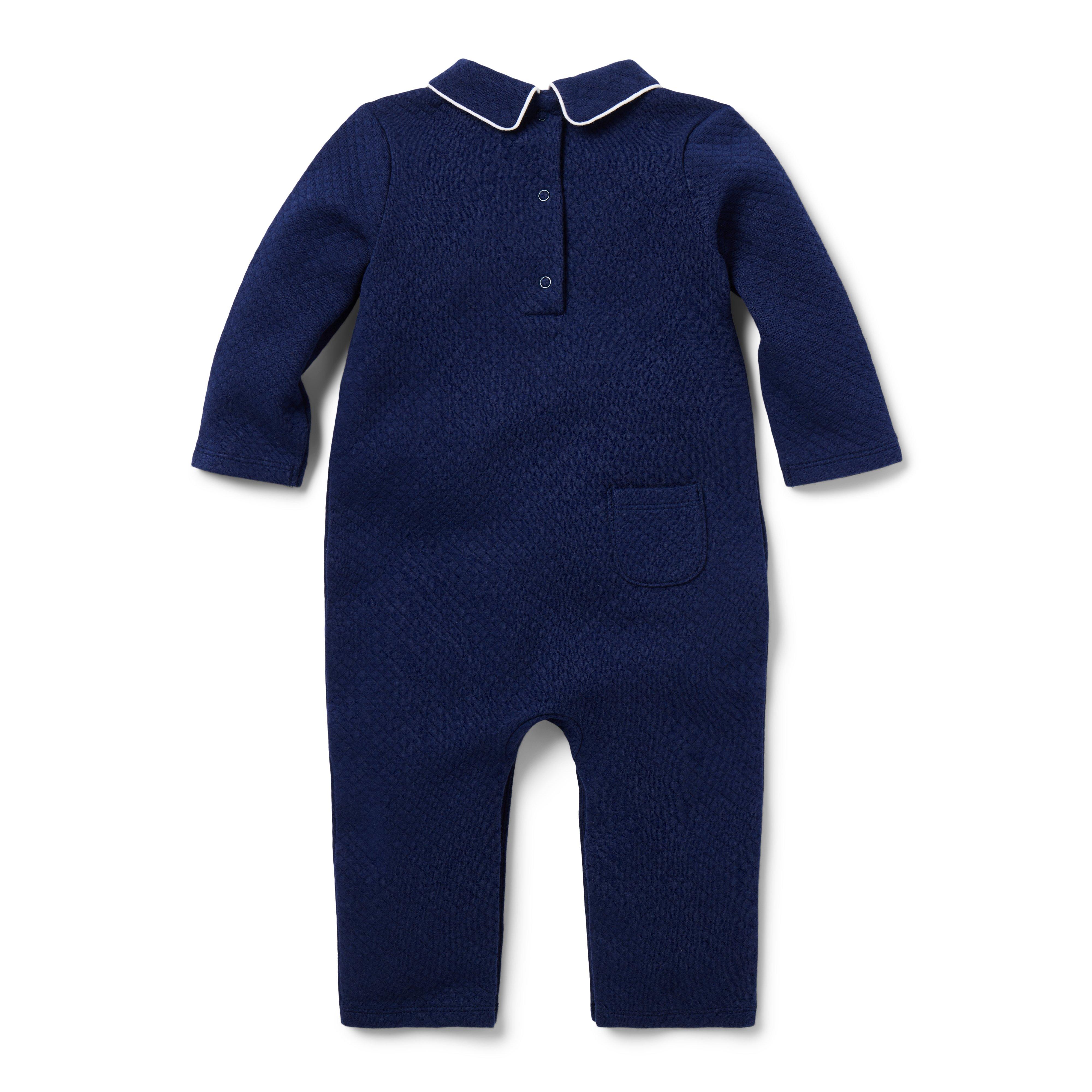 Baby Collared Quilted One-Piece image number 1