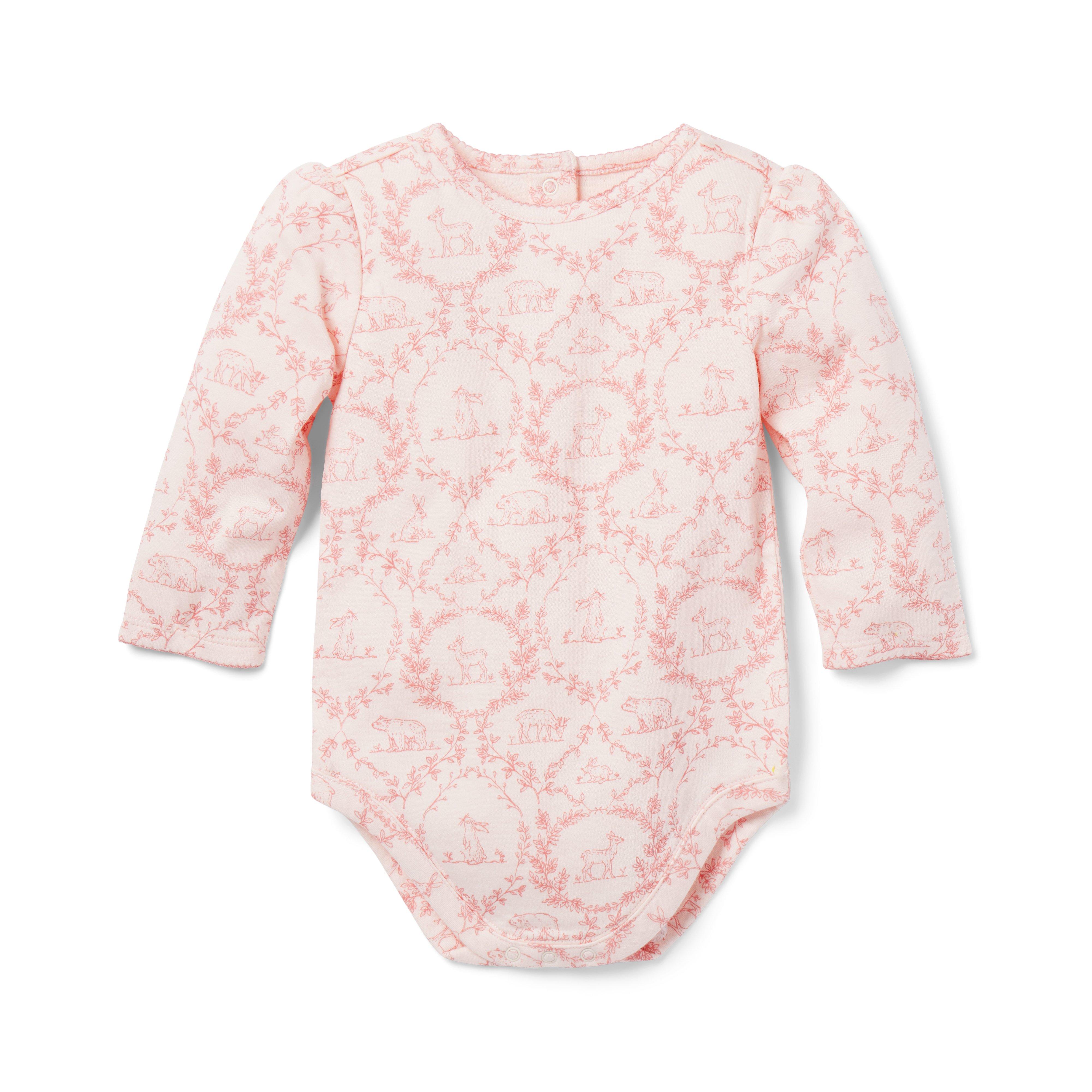 Baby Woodland Toile Bodysuit