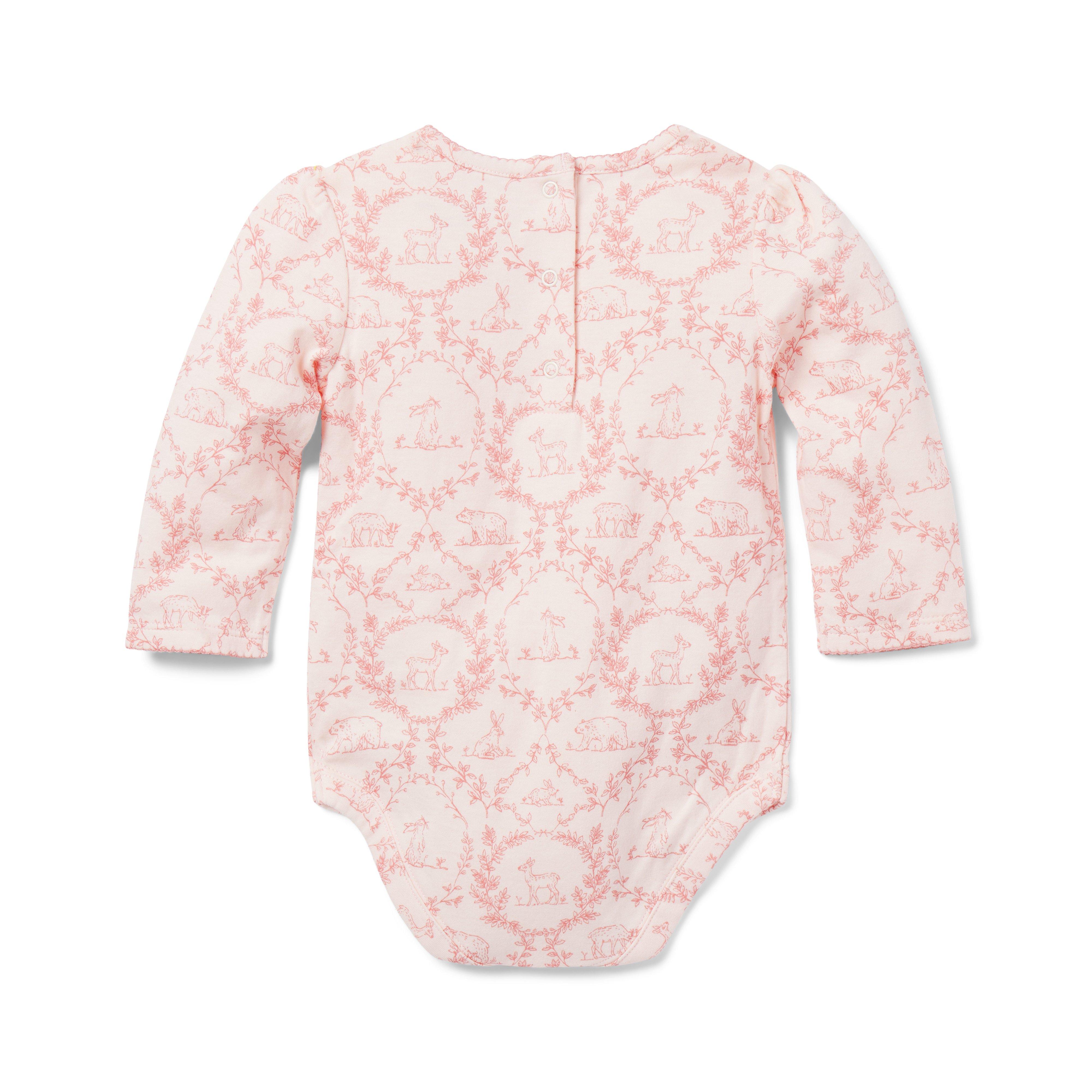 Baby Woodland Toile Bodysuit image number 2