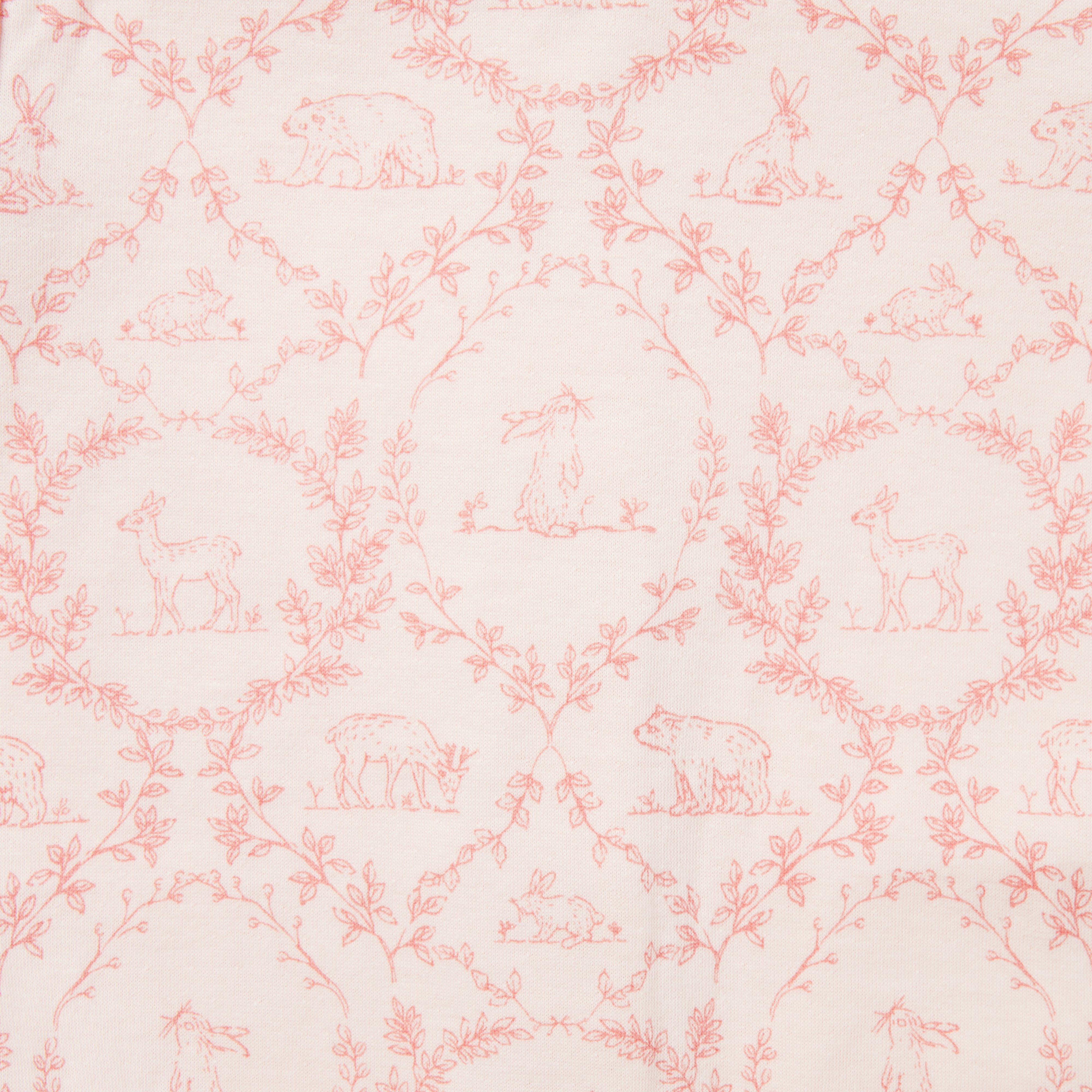 Baby Woodland Toile Footed One-Piece image number 2