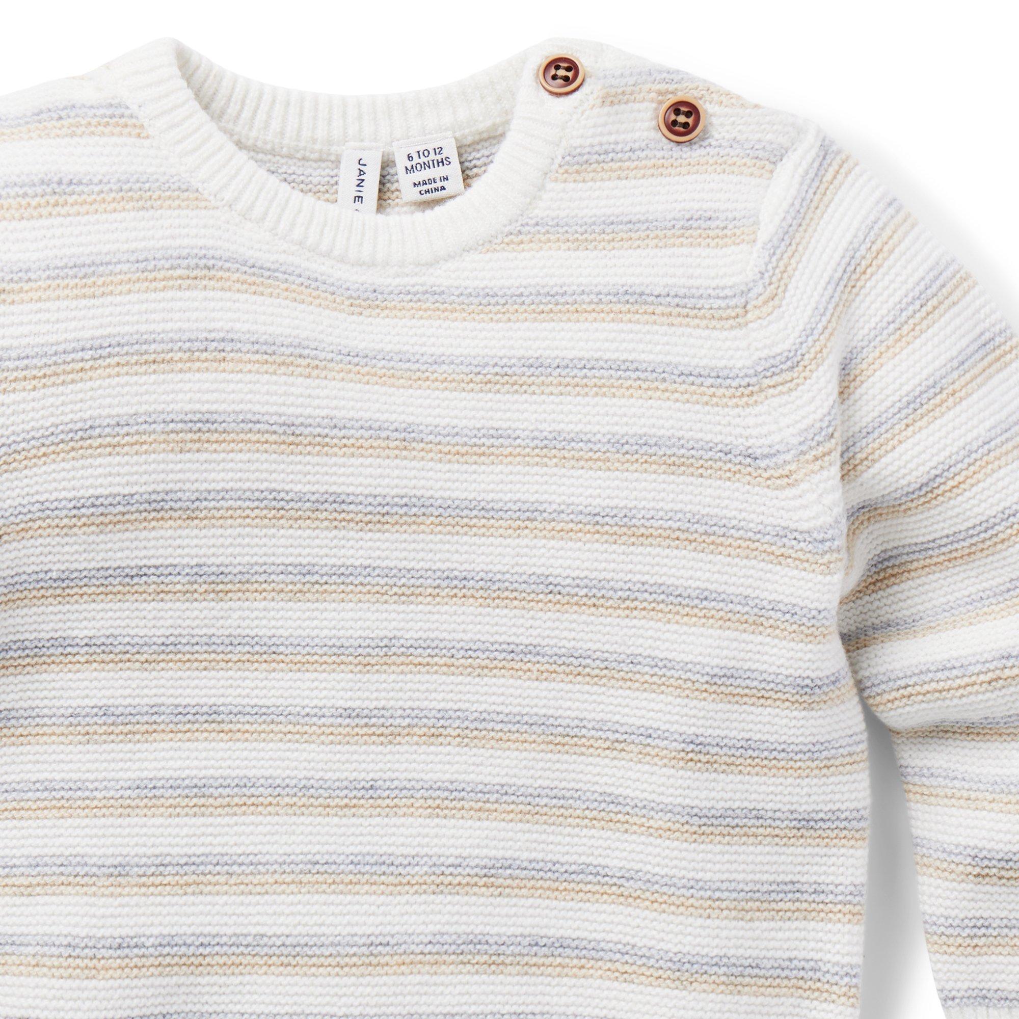 Baby Striped Sweater image number 1