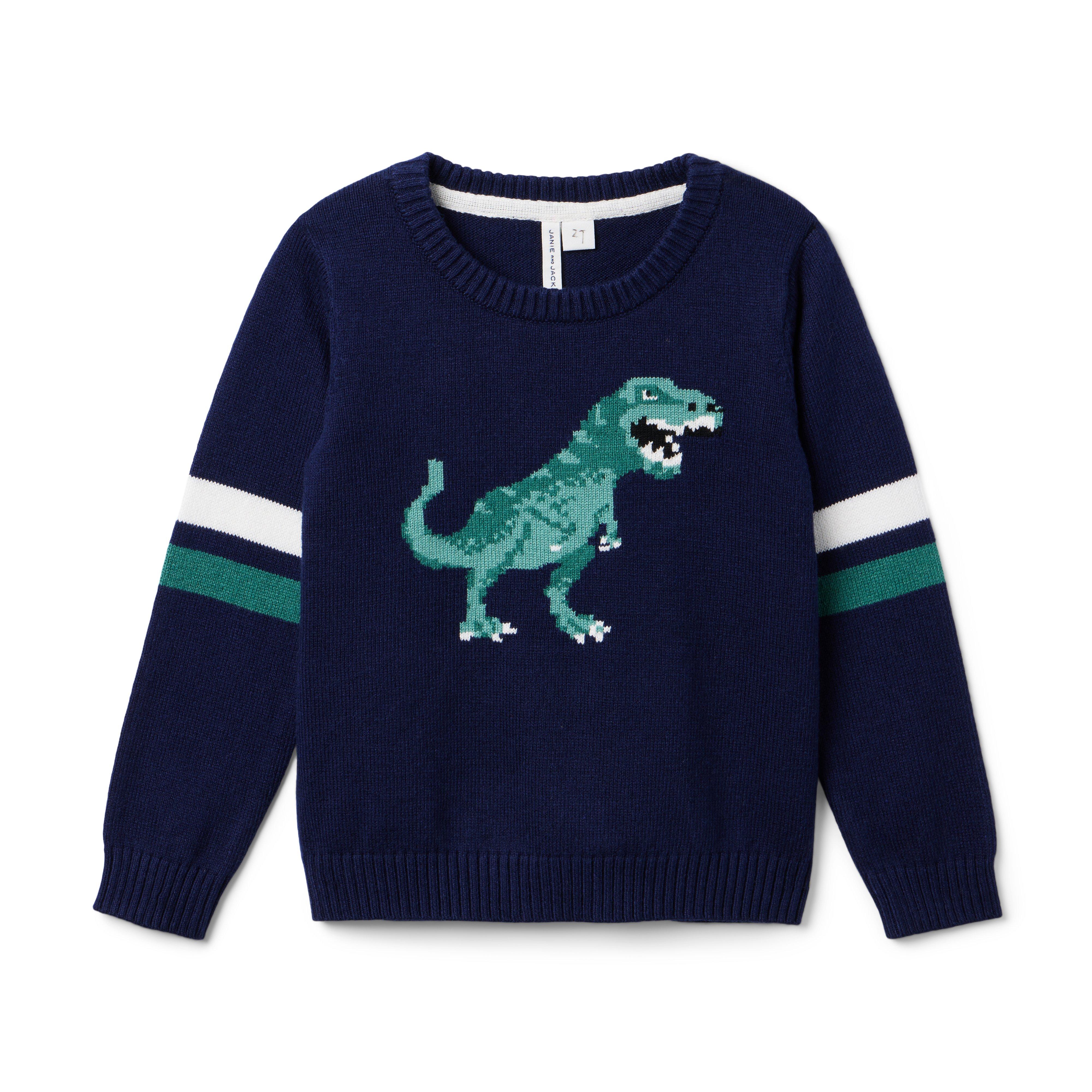 The Dinosaur Striped Sweater image number 0