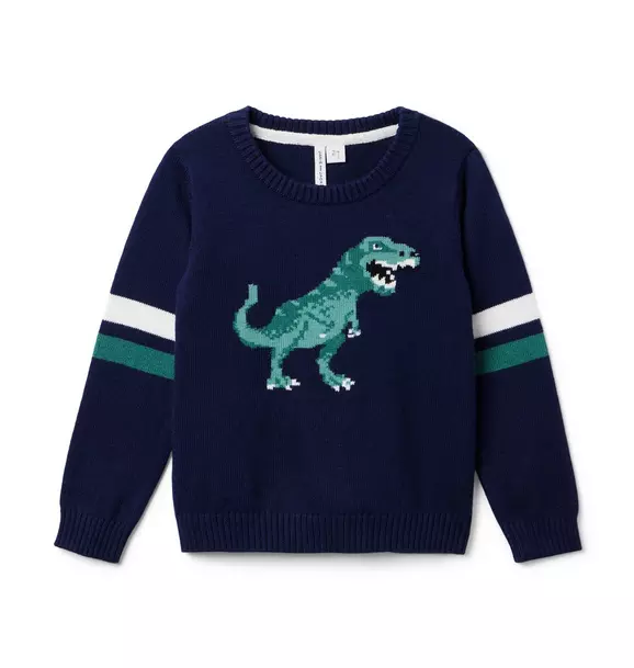 The Dinosaur Striped Sweater