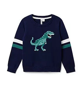 The Dinosaur Striped Sweater