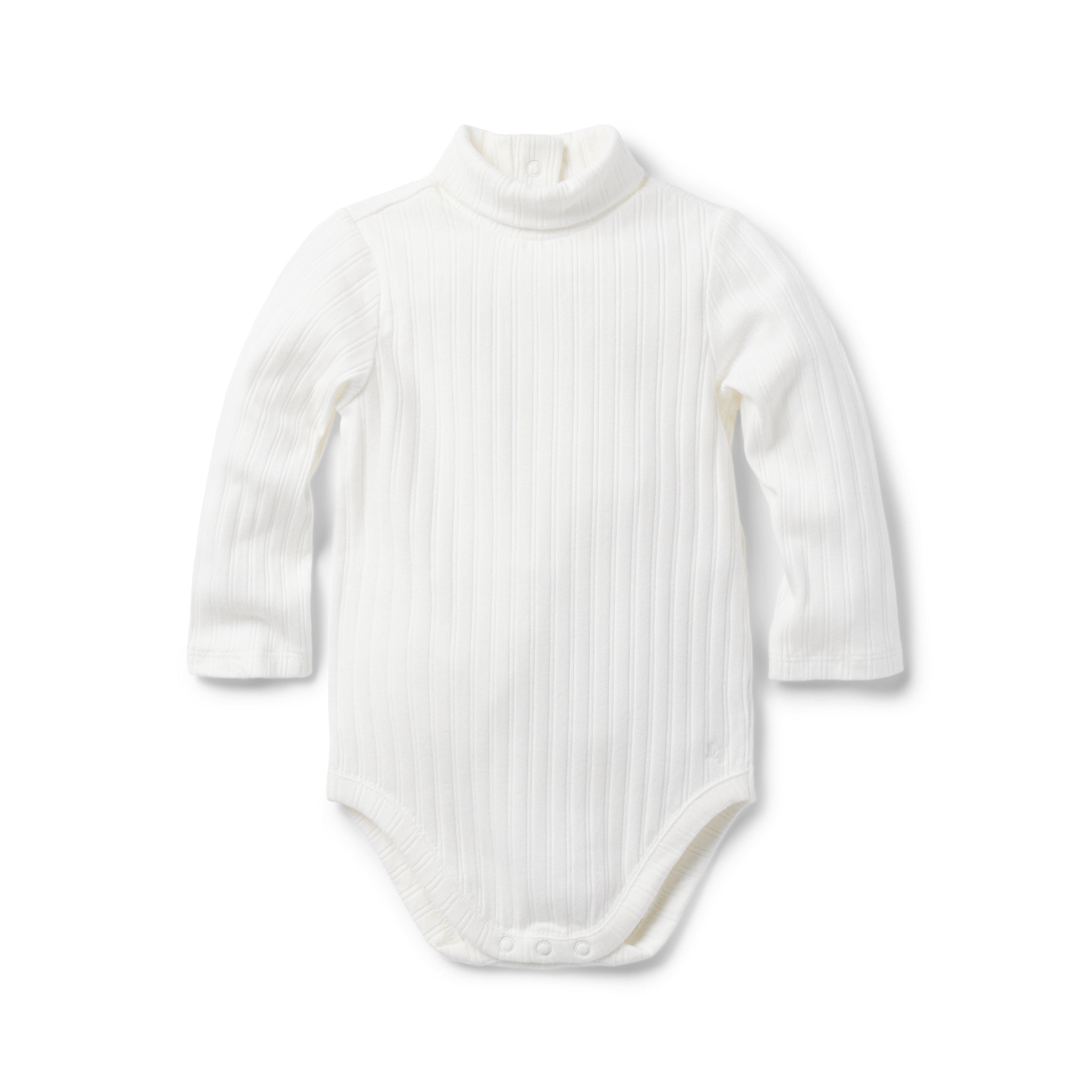 Baby Ribbed Turtleneck Bodysuit