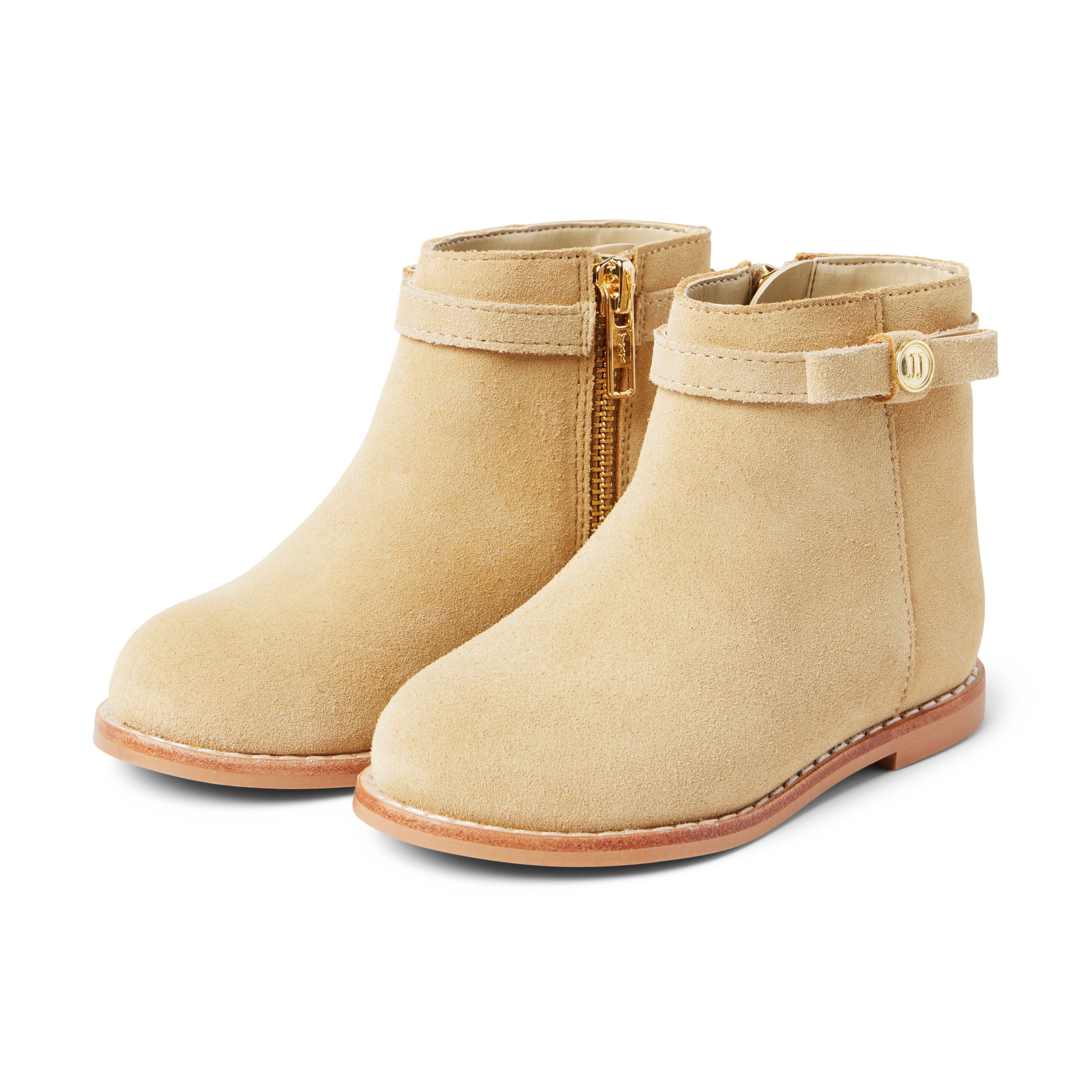 Suede Side Zip Ankle Bootie image number 0