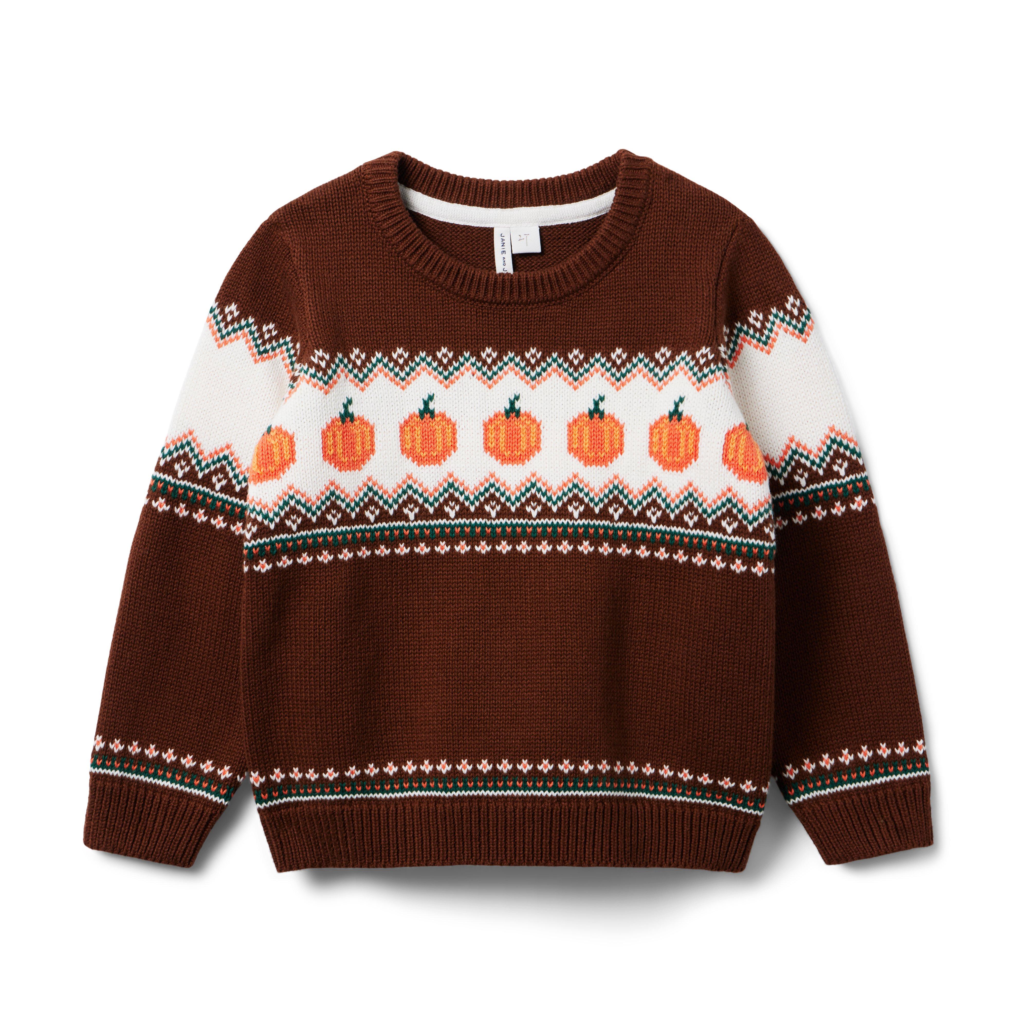 Gymboree Gymboree Girls Intarsia Gingerbread Fairisle Sweater