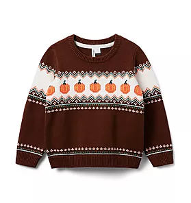 The Pumpkin Fair Isle Sweater 