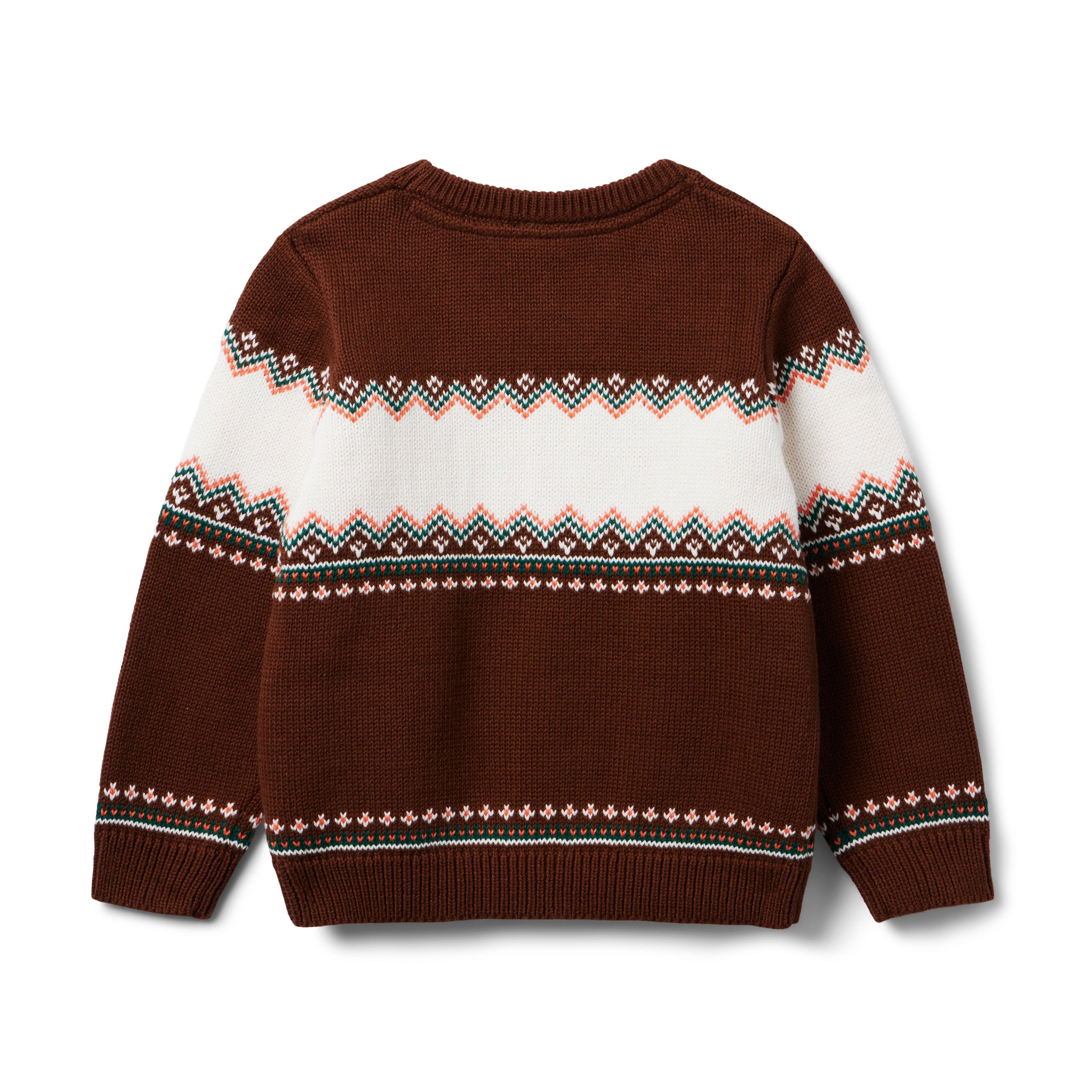 The Pumpkin Fair Isle Sweater  image number 1