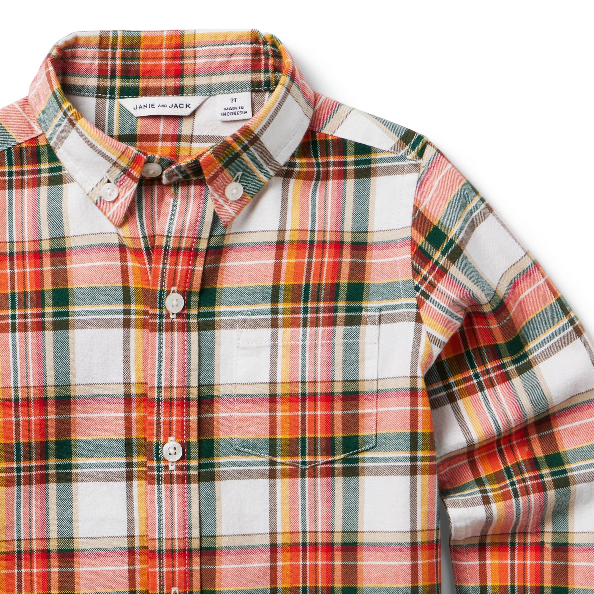 Plaid Flannel Shirt  image number 3
