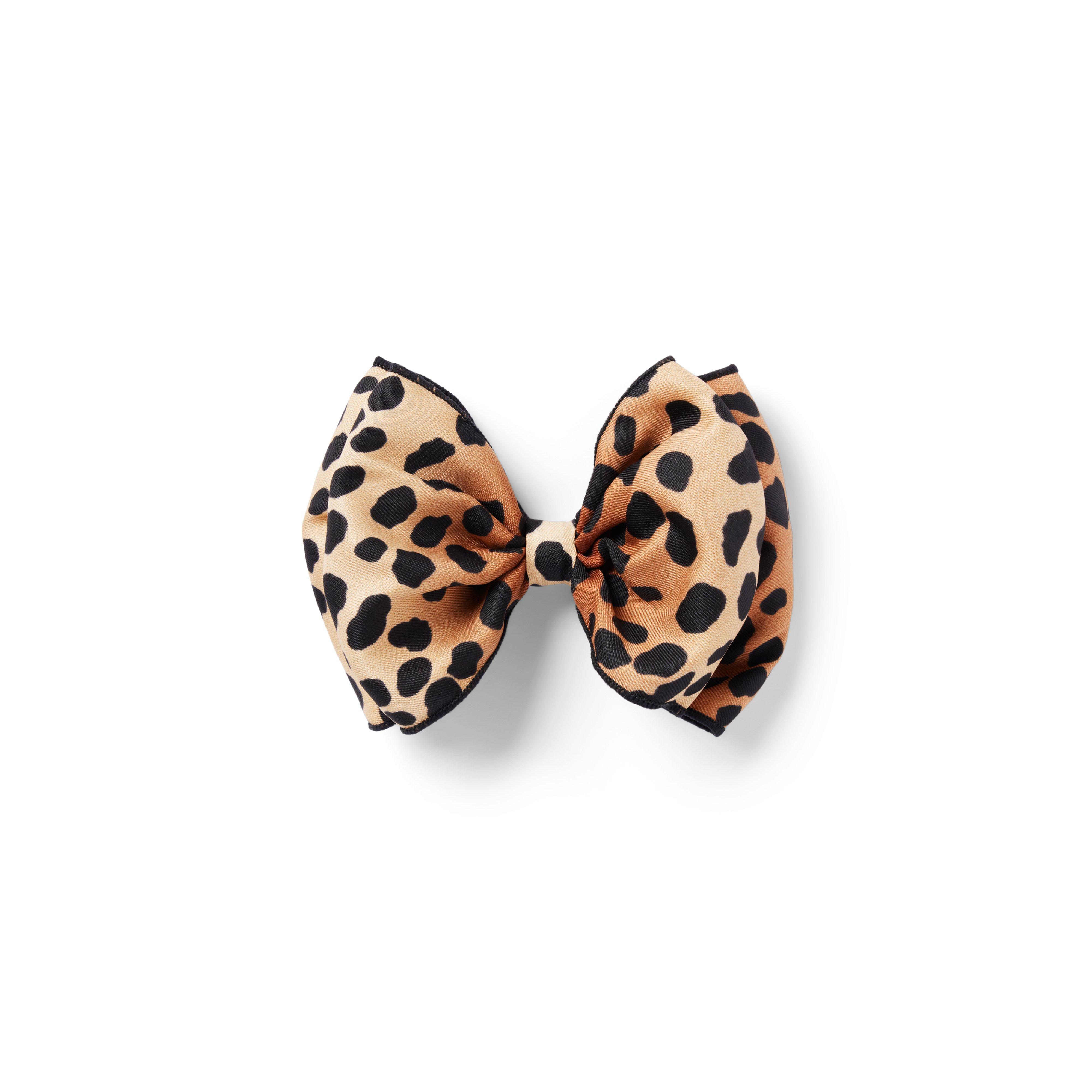 Leopard Bow Barrette