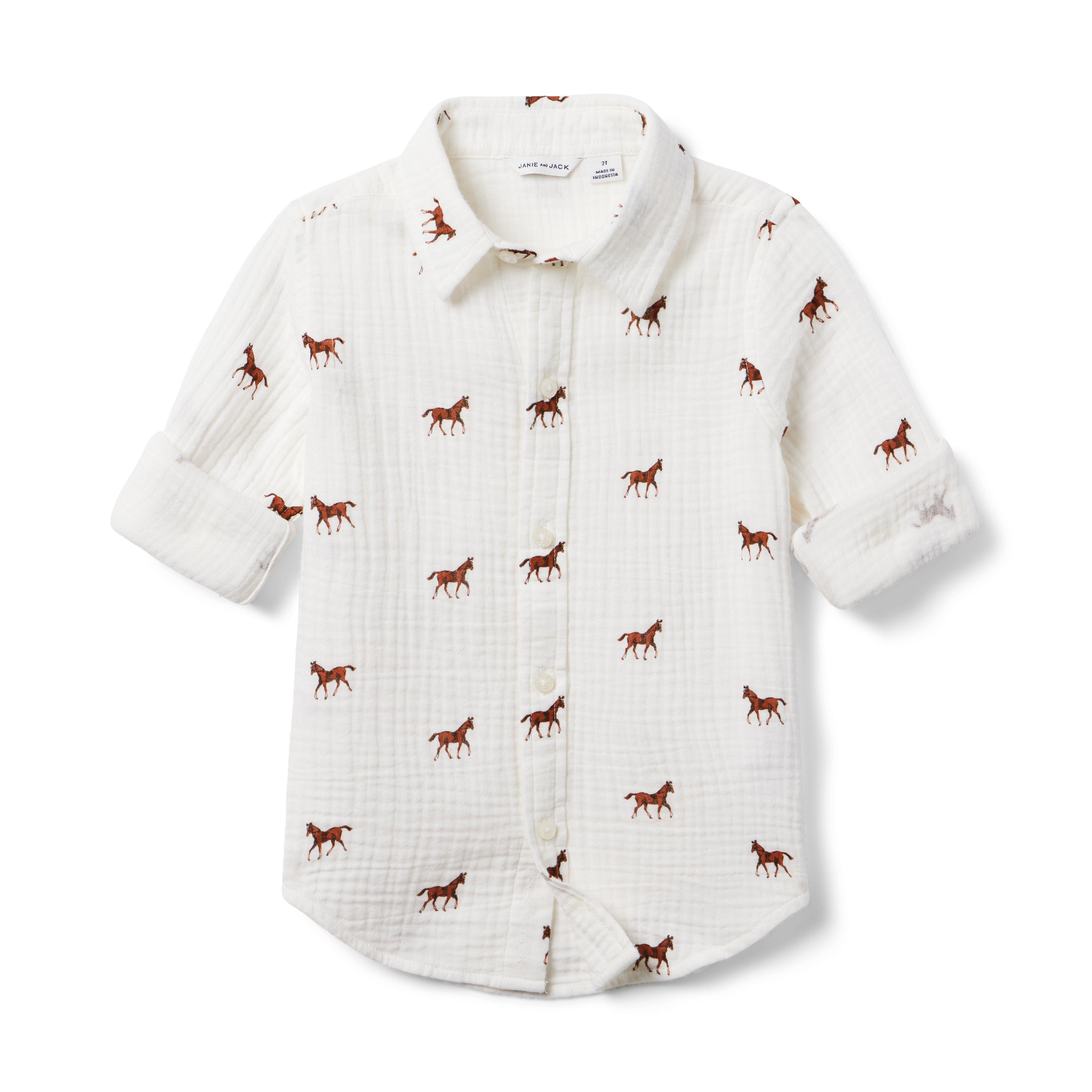 Horse Gauze Shirt image number 4