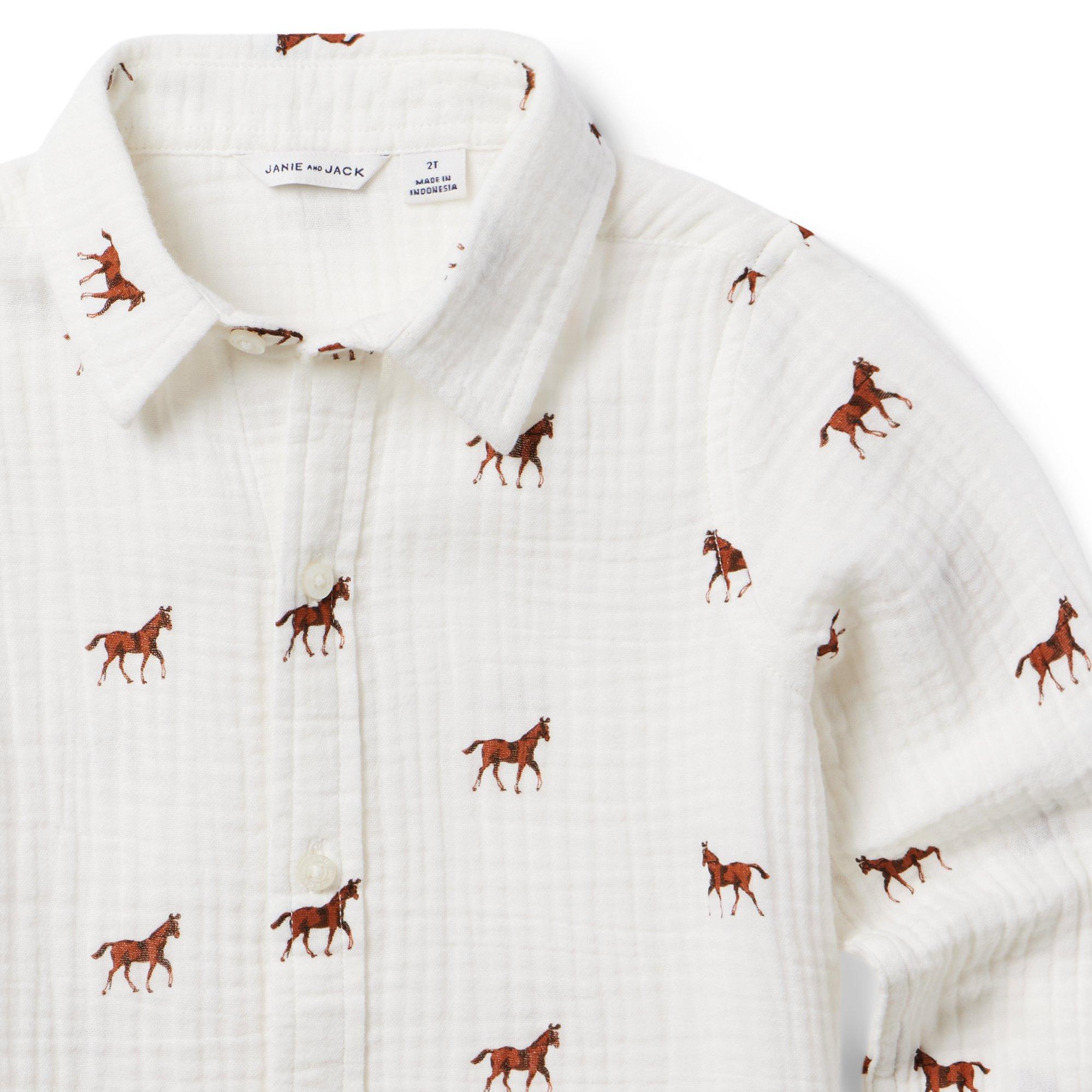 Horse Gauze Shirt image number 1