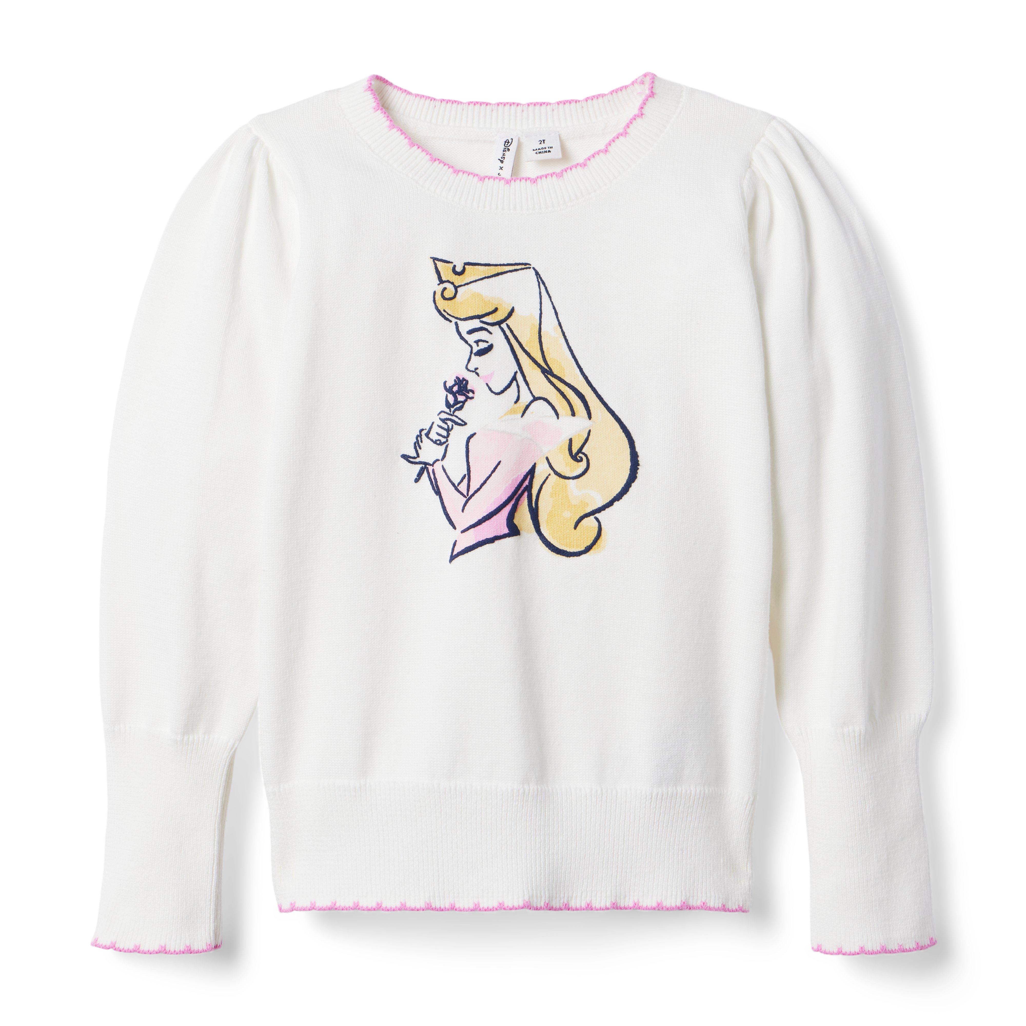 Girl Cream And Sugar Disney Aurora Sweater by Janie and Jack