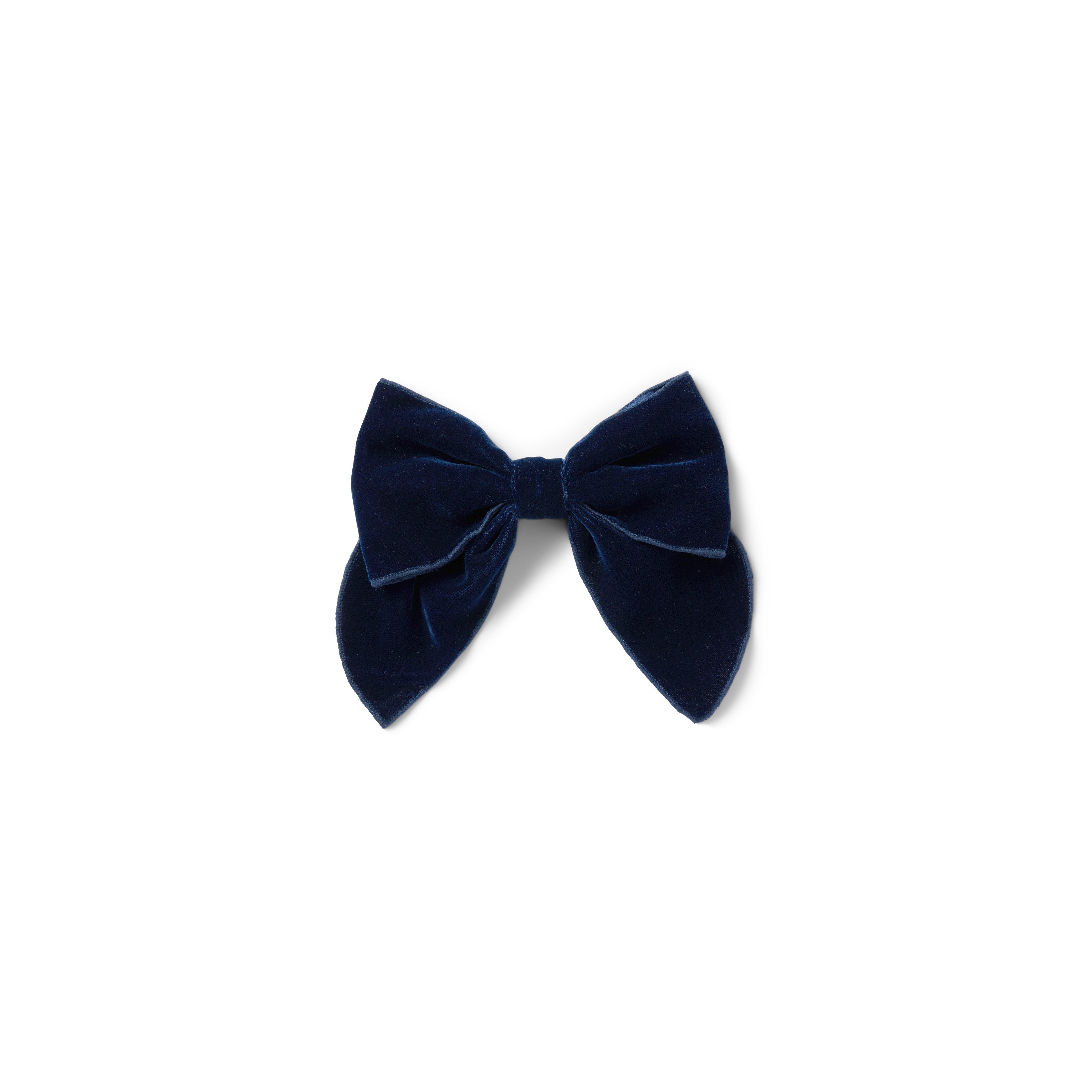 Velvet Bow Barrette image number 0