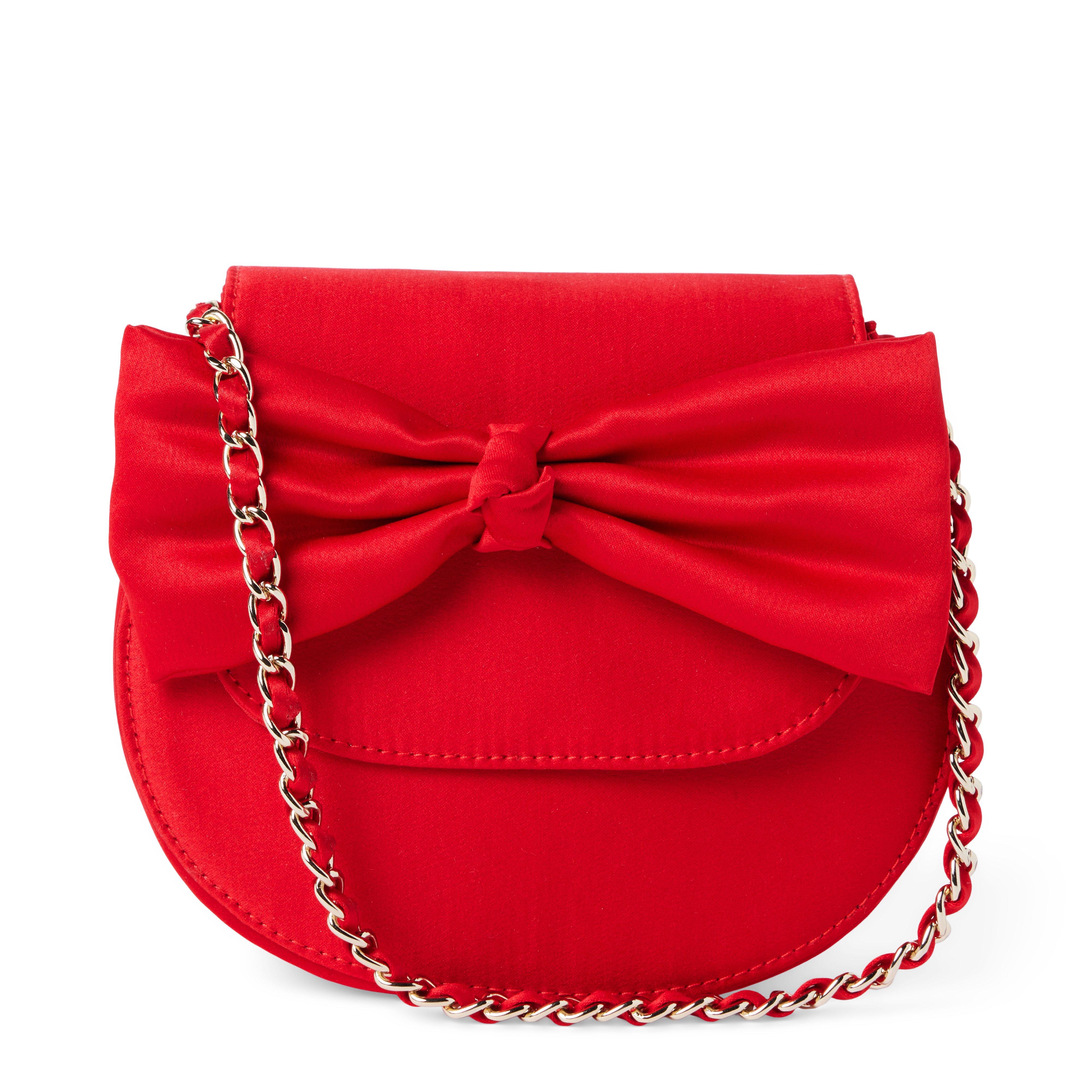 Satin Bow Purse