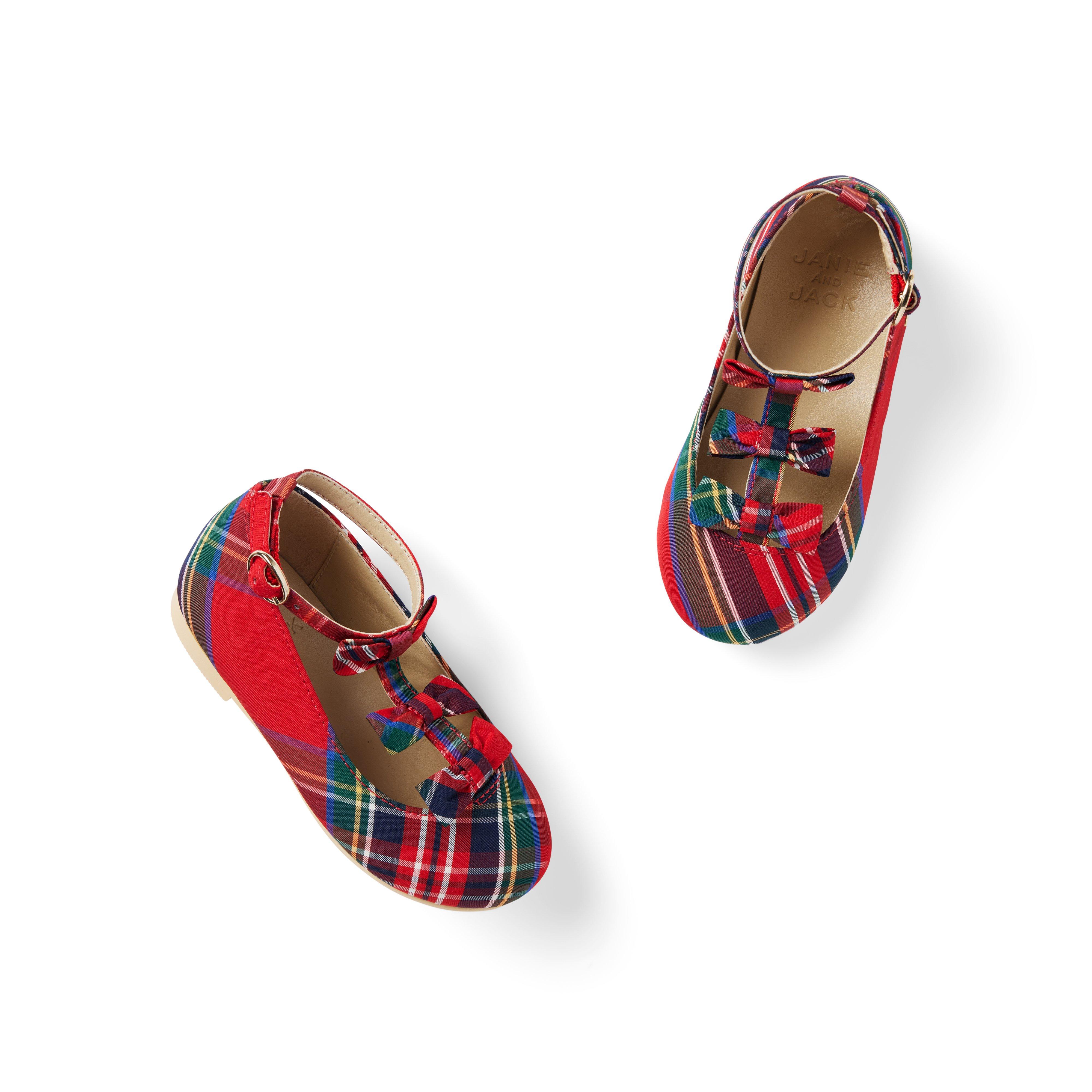 Tartan Bow Ballet Flat