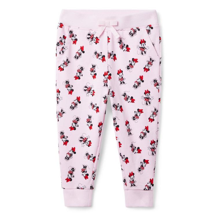 Girl Fifties Pink Minnie Mouse Disney Minnie Mouse Jogger by Janie and Jack