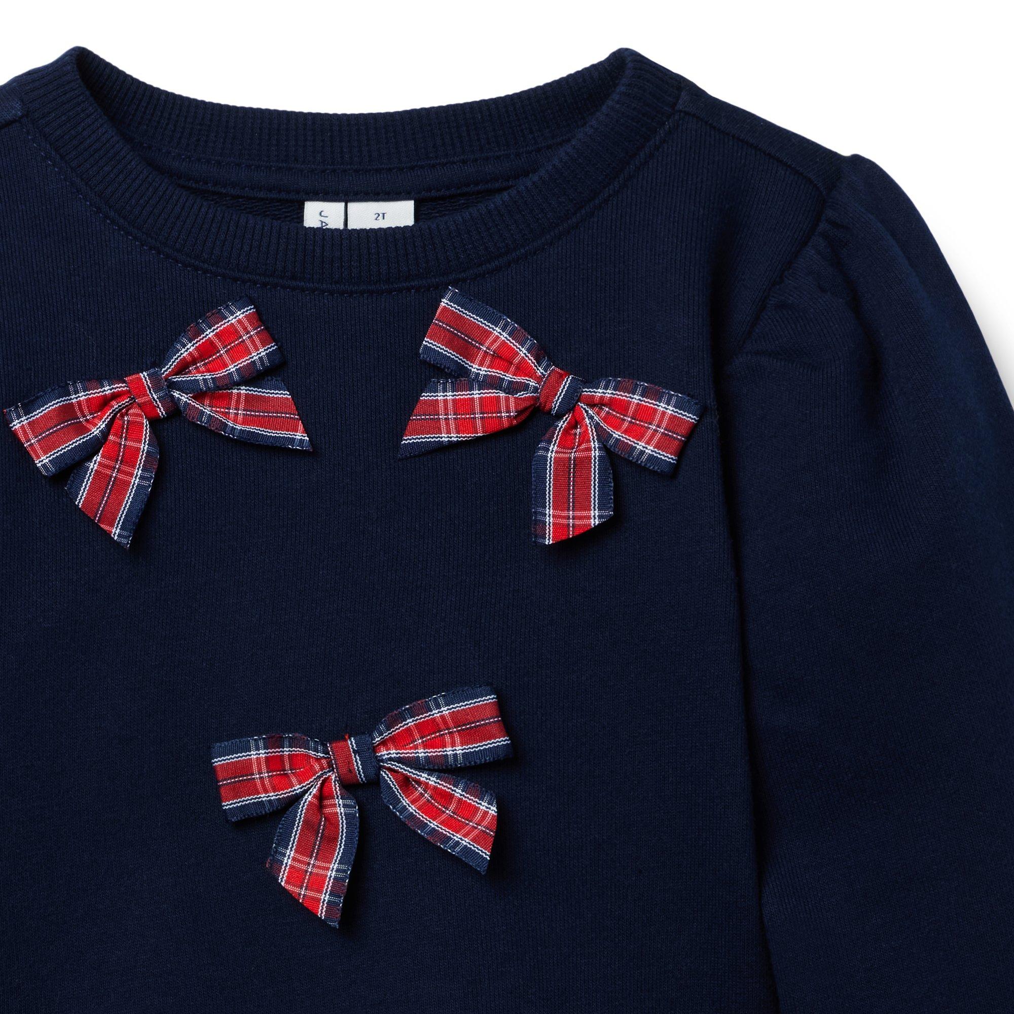 Tartan Bow Sweatshirt image number 2