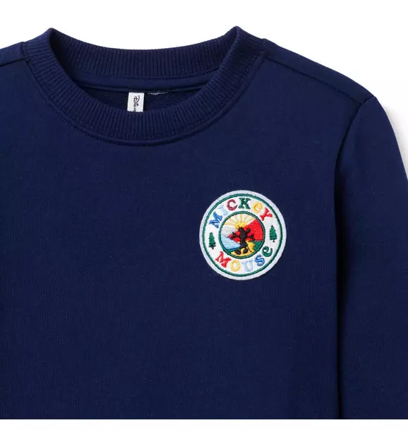 Disney Mickey Mouse Patch Sweatshirt image number 1