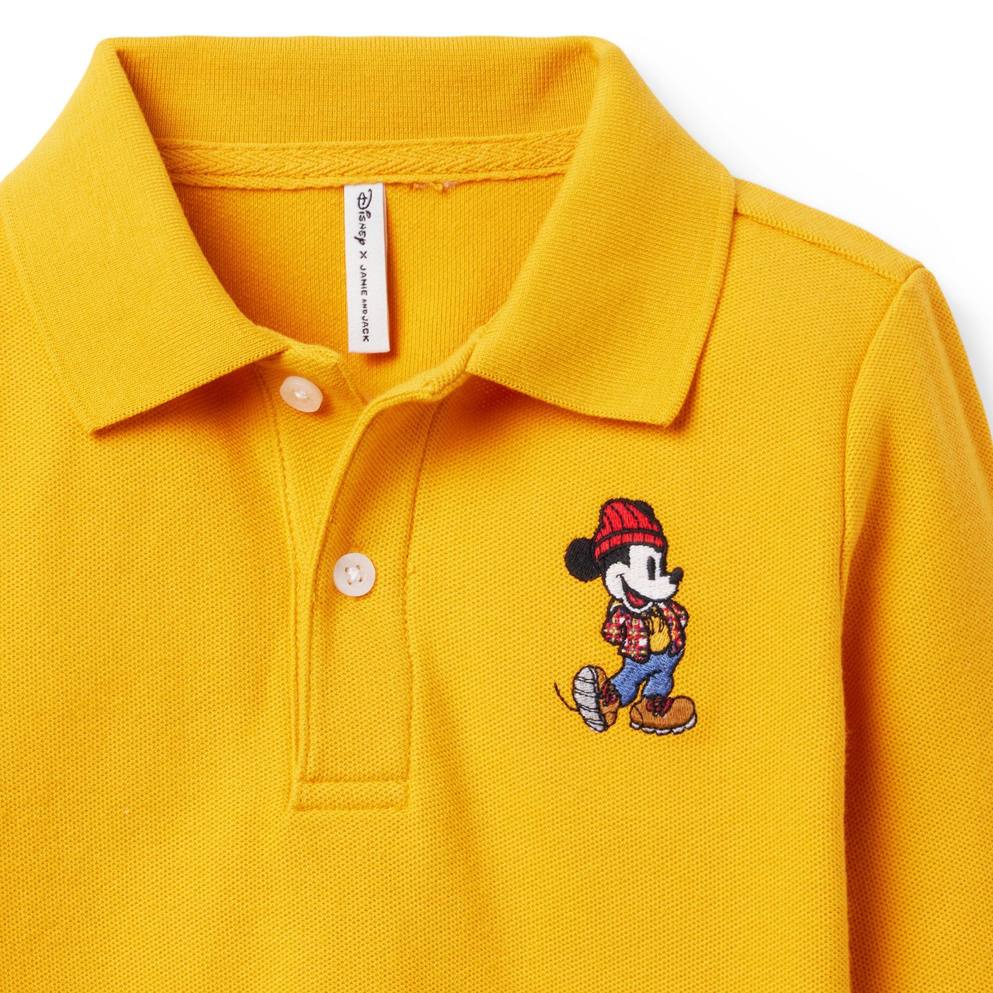 Boy Golden Glow Disney Mickey Mouse Polo by Janie and Jack