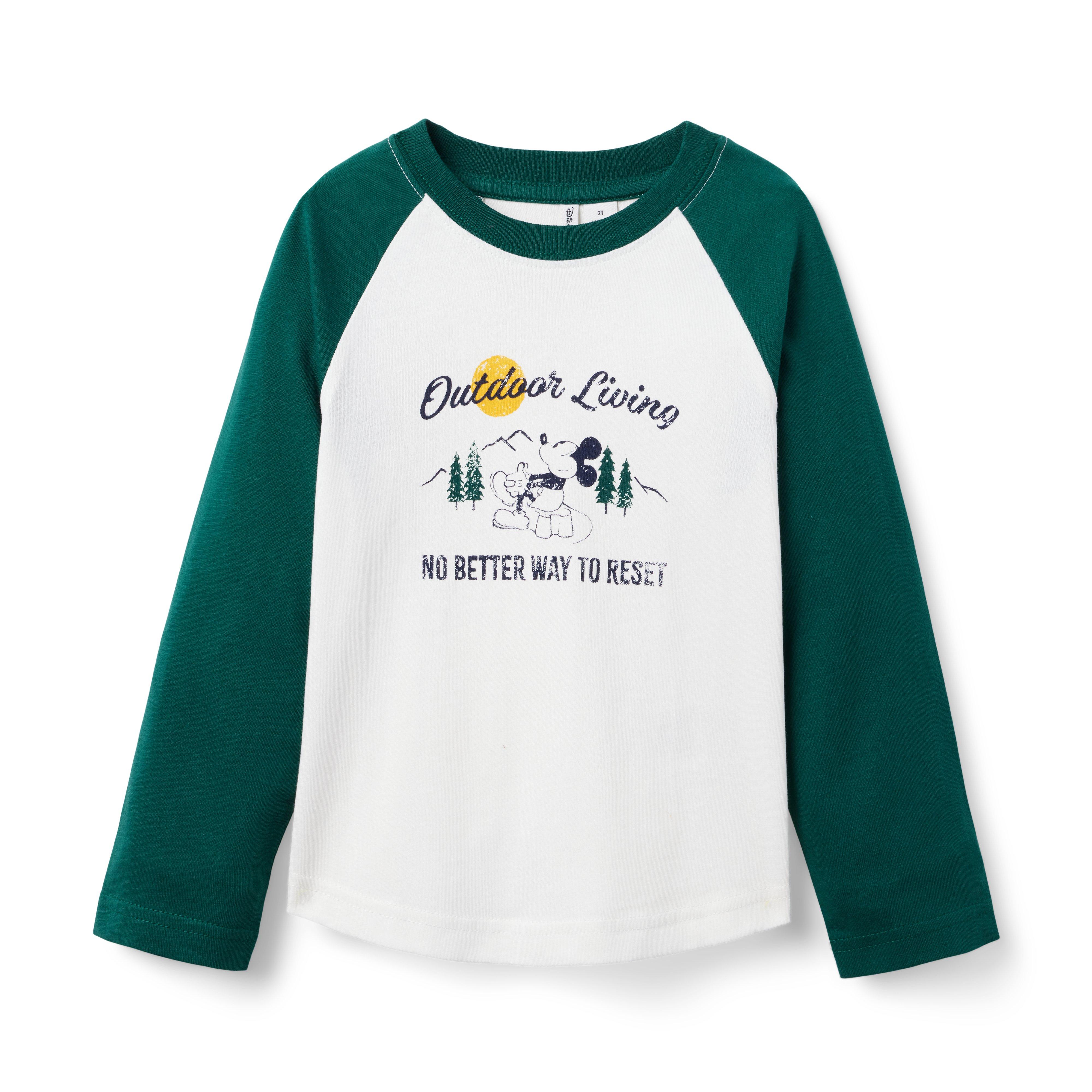 Disney Mickey Mouse Raglan Baseball Tee image number 0