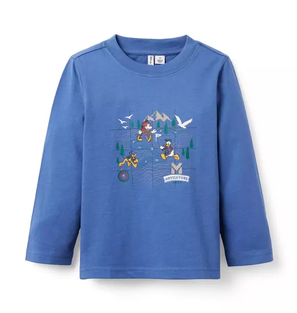 Disney Mickey Mouse & Friends Map Tee image number 0