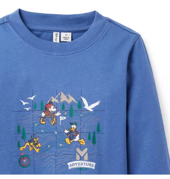 Disney Mickey Mouse & Friends Map Tee image number 1