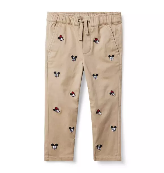 Disney Mickey Mouse Embroidered Twill Jogger image number 0