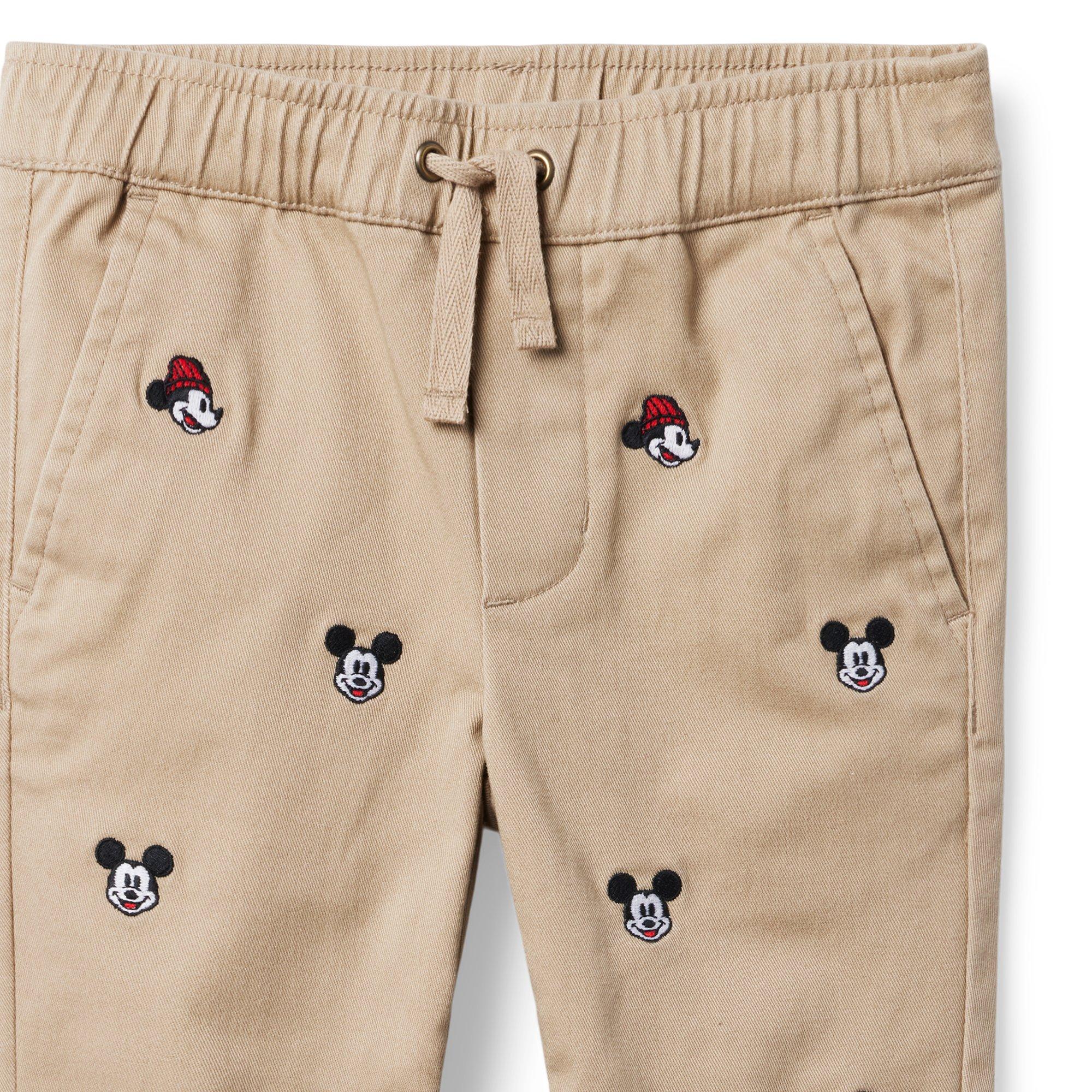Disney Mickey Mouse Embroidered Twill Jogger image number 2