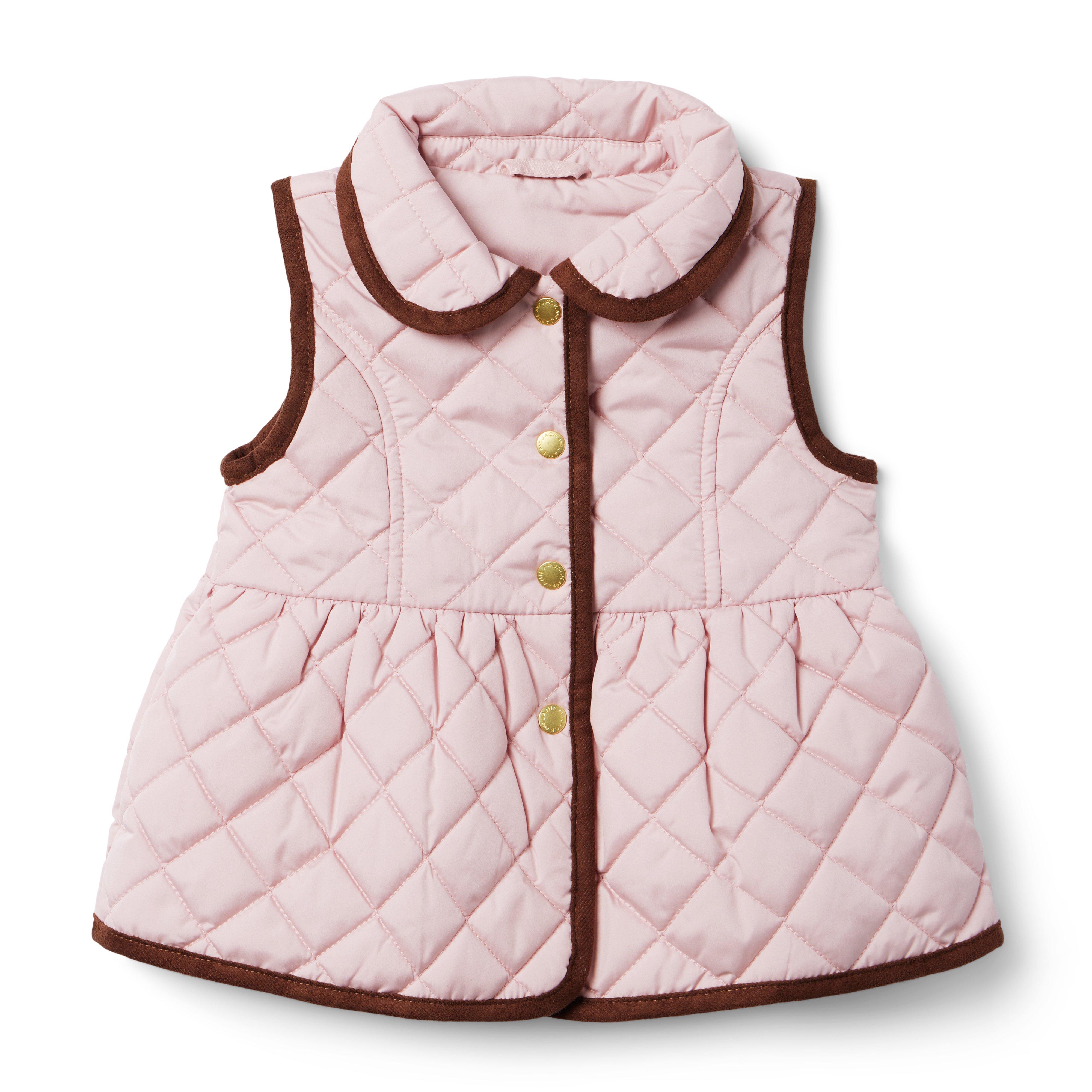 The Quilted Peplum Vest image number 0