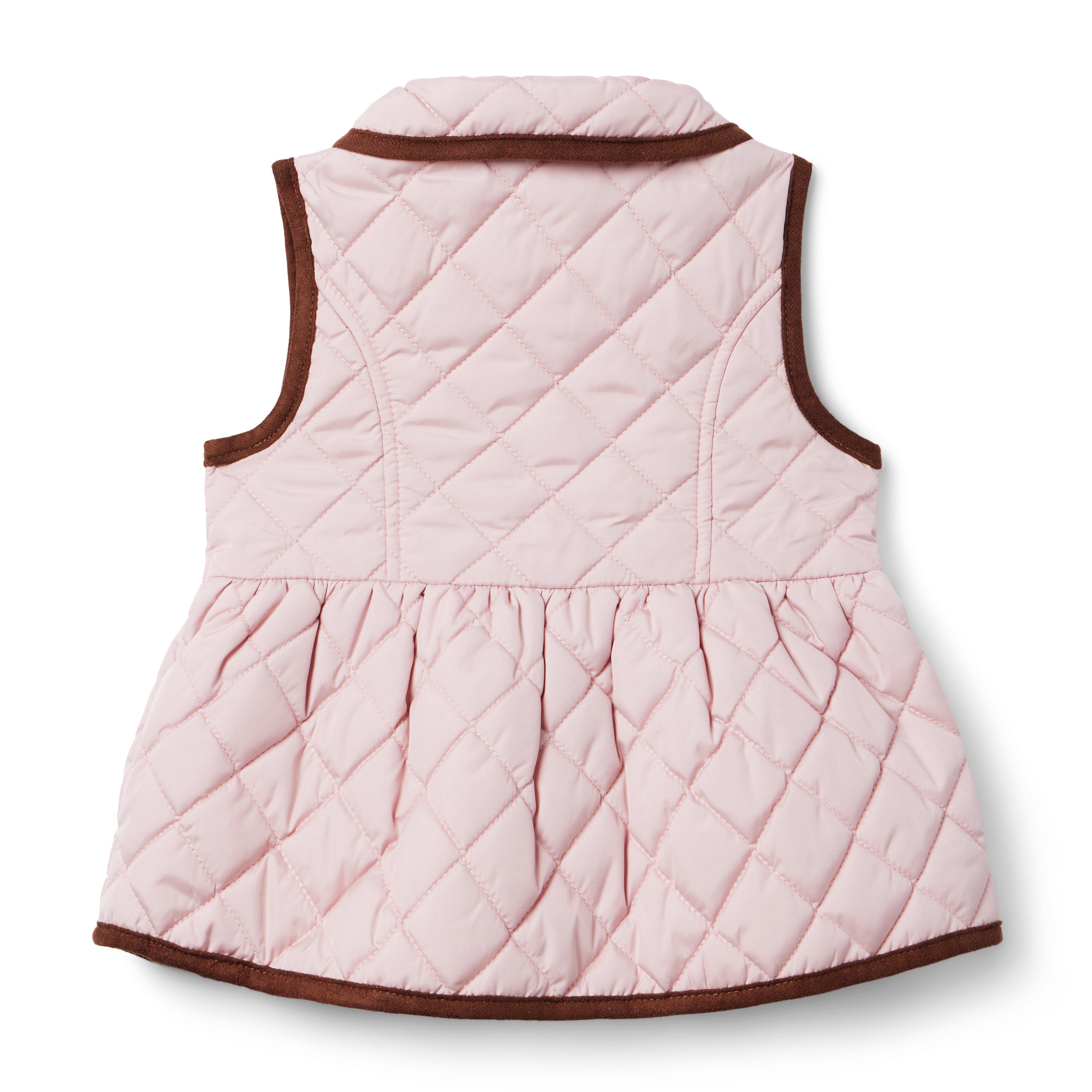 The Quilted Peplum Vest image number 3