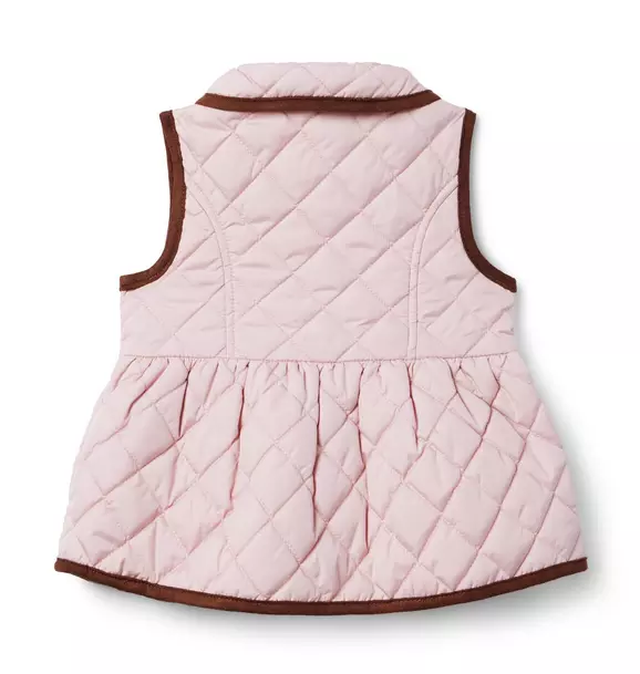 The Quilted Peplum Vest image number 3