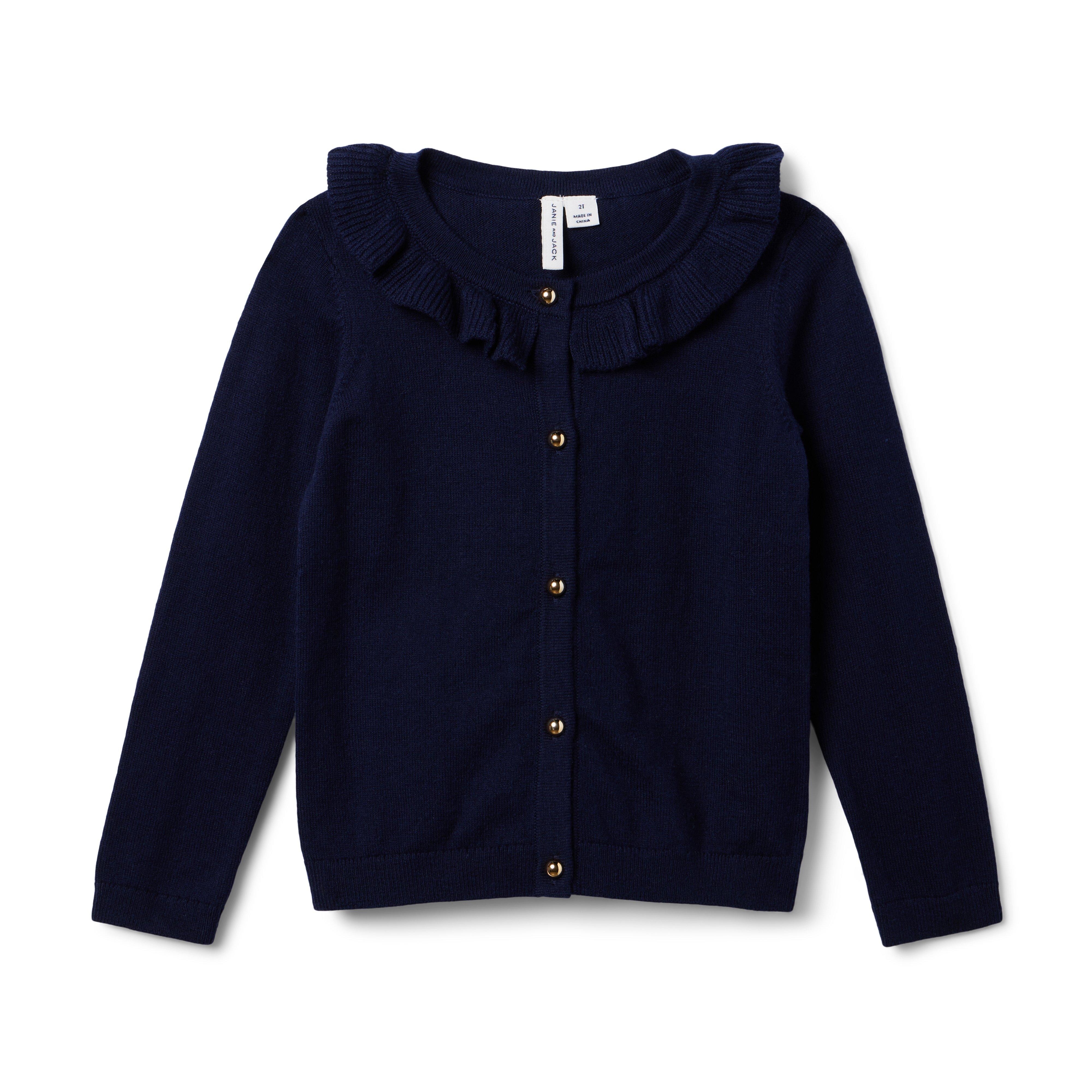 The Ruffle Collar Cardigan image number 0