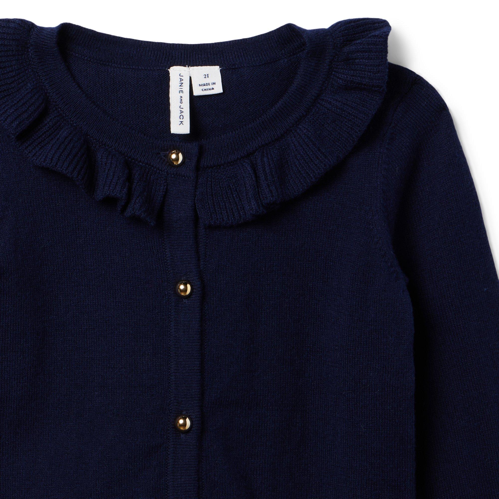 The Ruffle Collar Cardigan image number 1