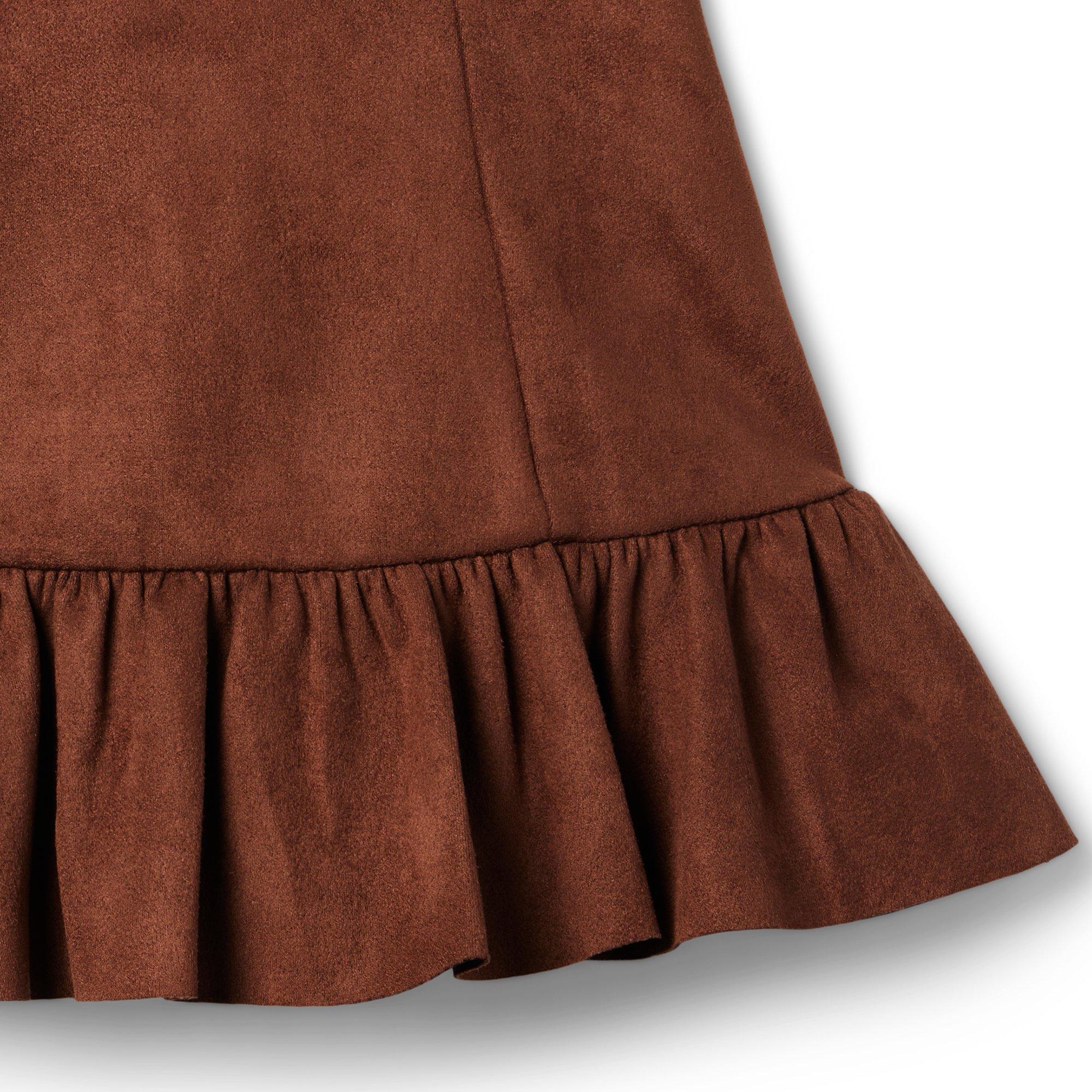 The Sueded Ruffle Skirt image number 2