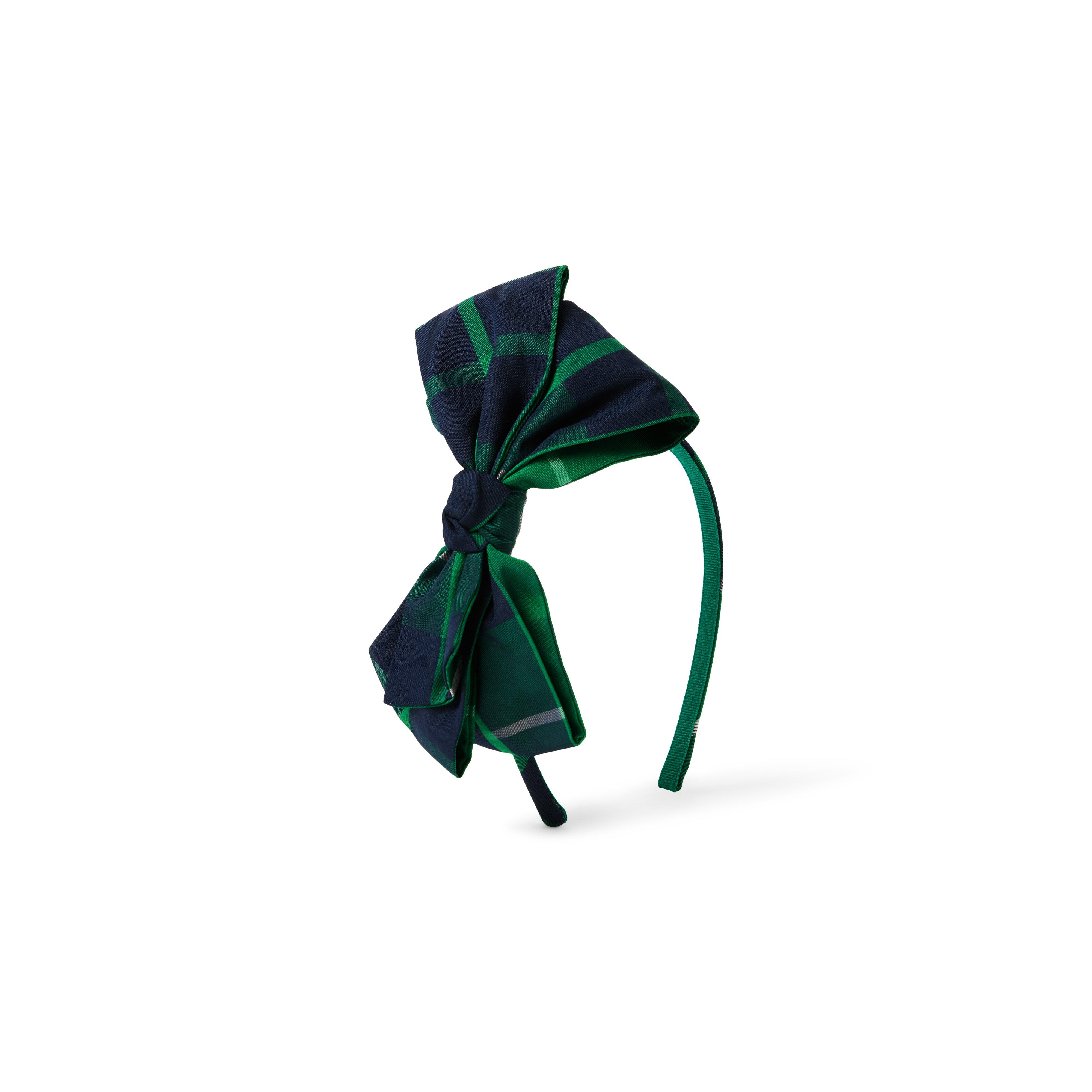 Tartan Bow Headband image number 0