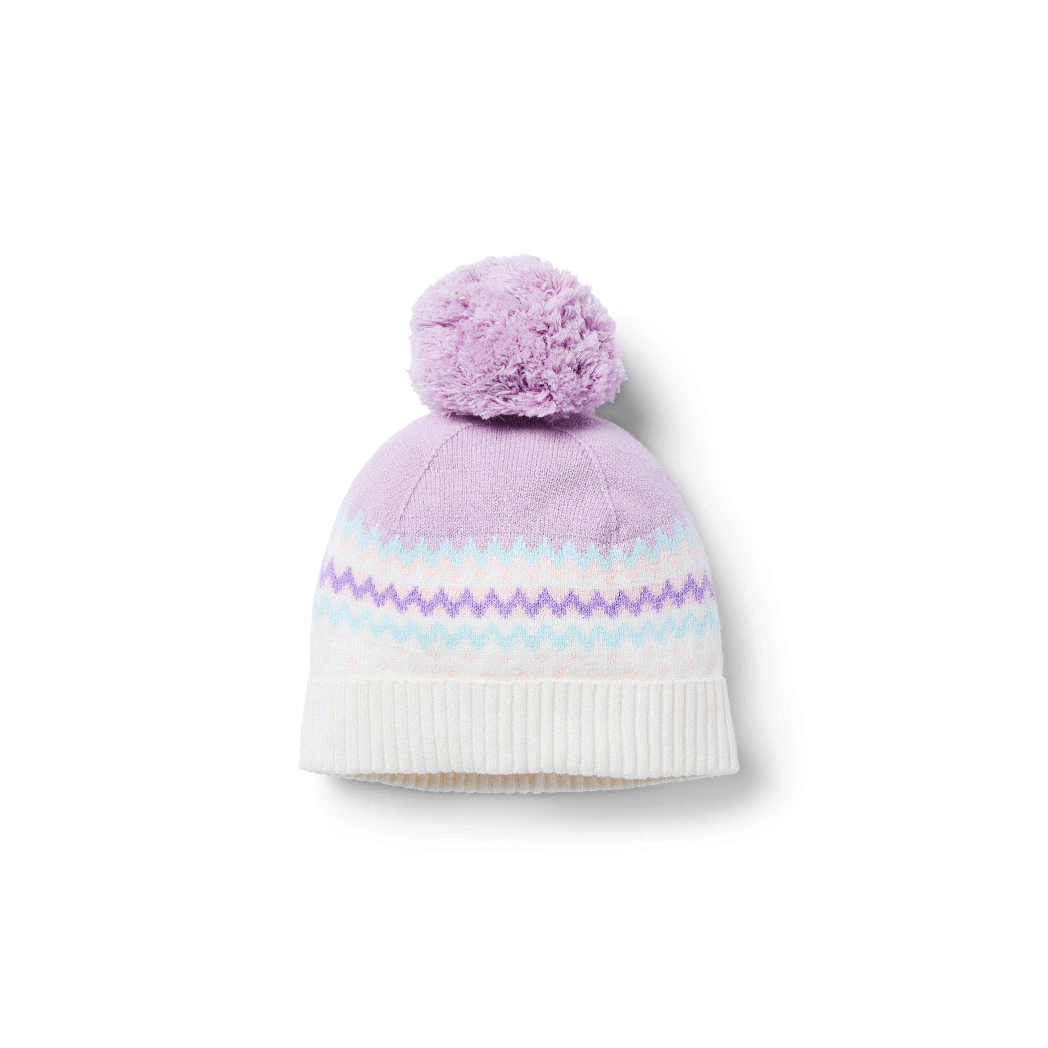 JJ Fair Isle Pom Beanie