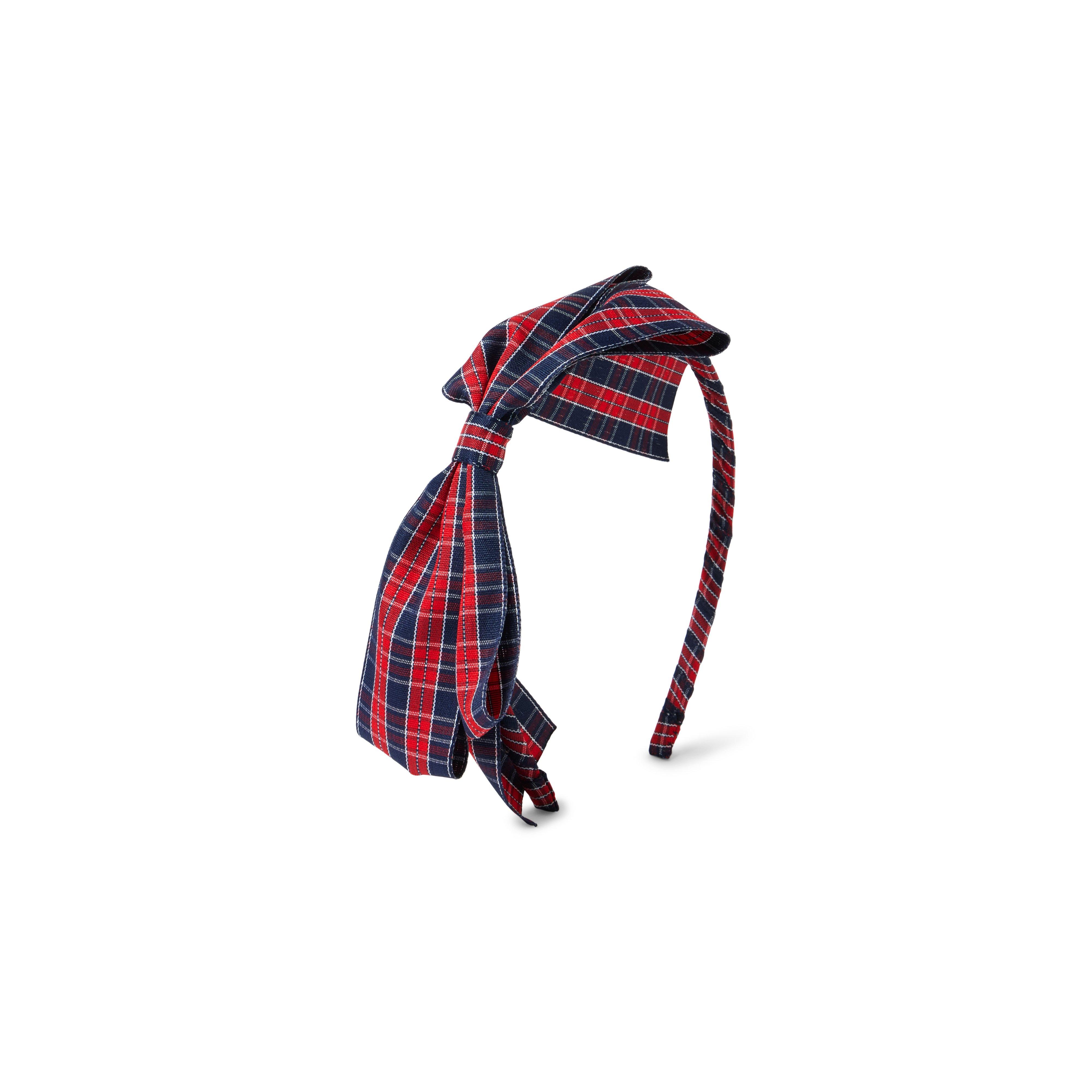 Tartan Bow Headband image number 0