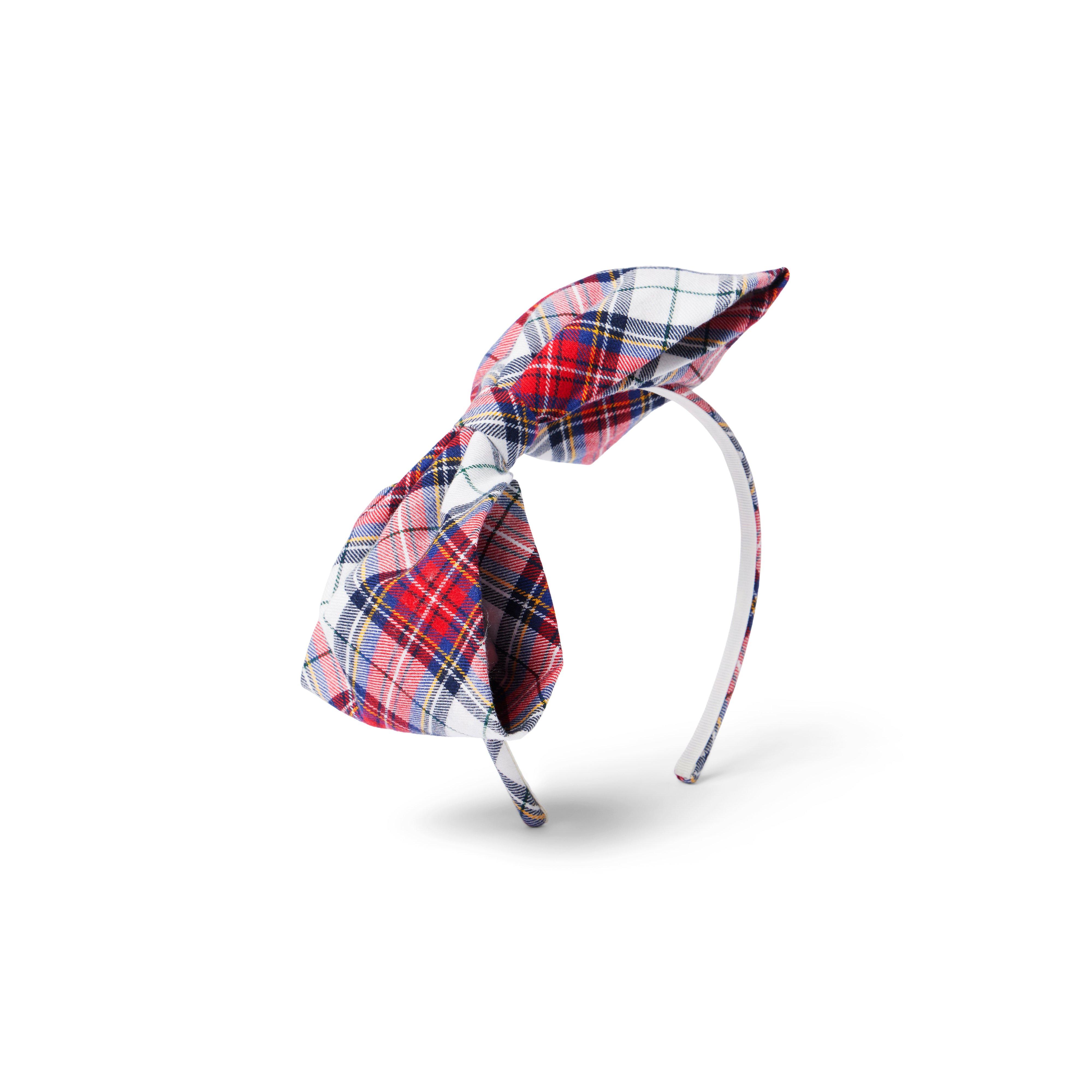 Tartan Bow Headband image number 0